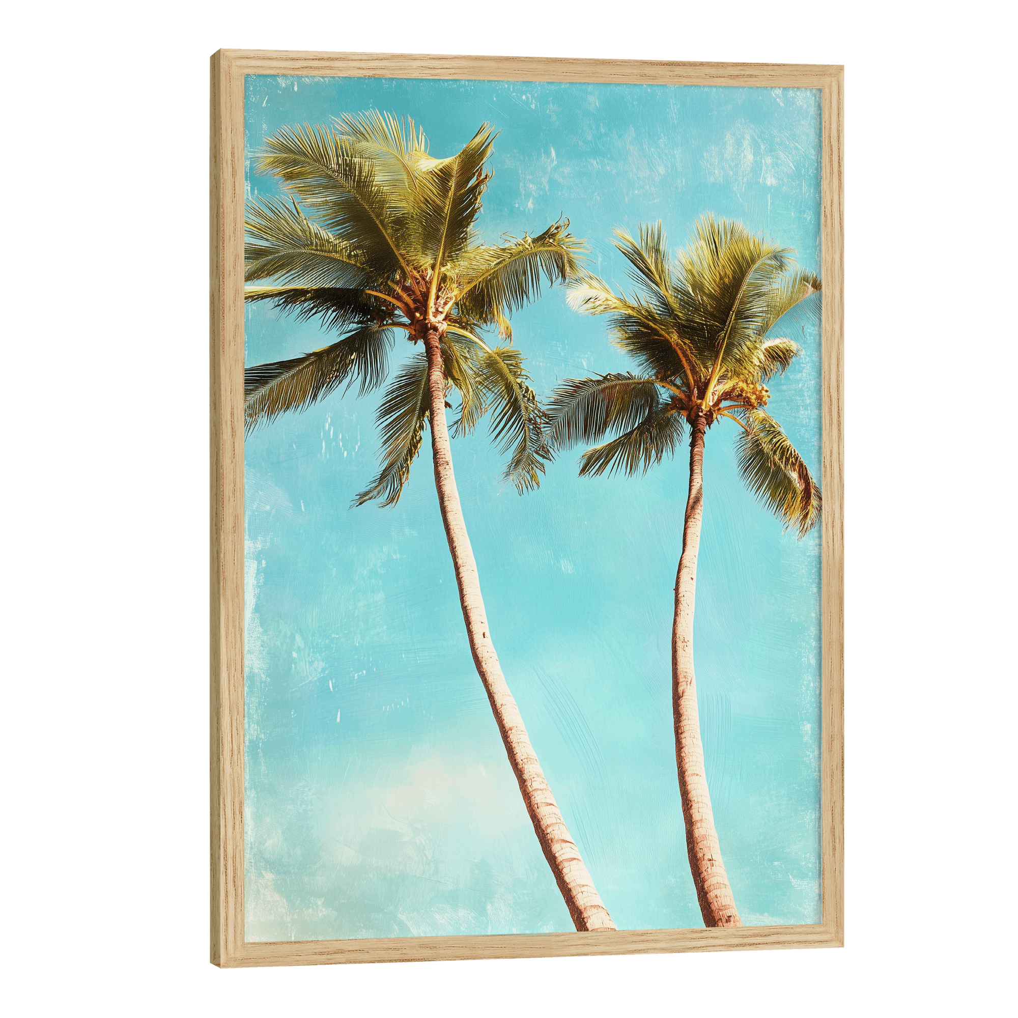 Vintage Cali Palms Poster