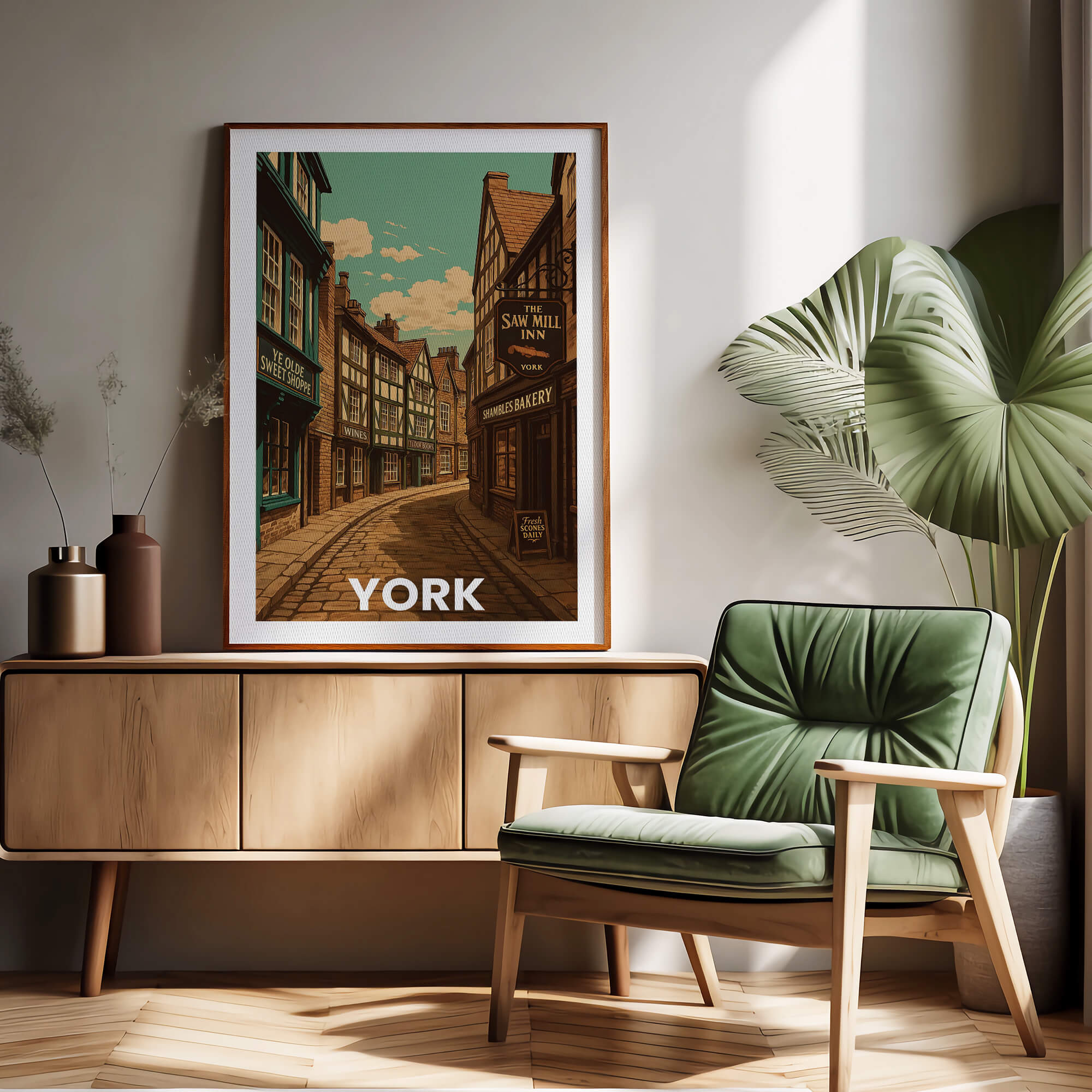 York Vintage City Travel Poster