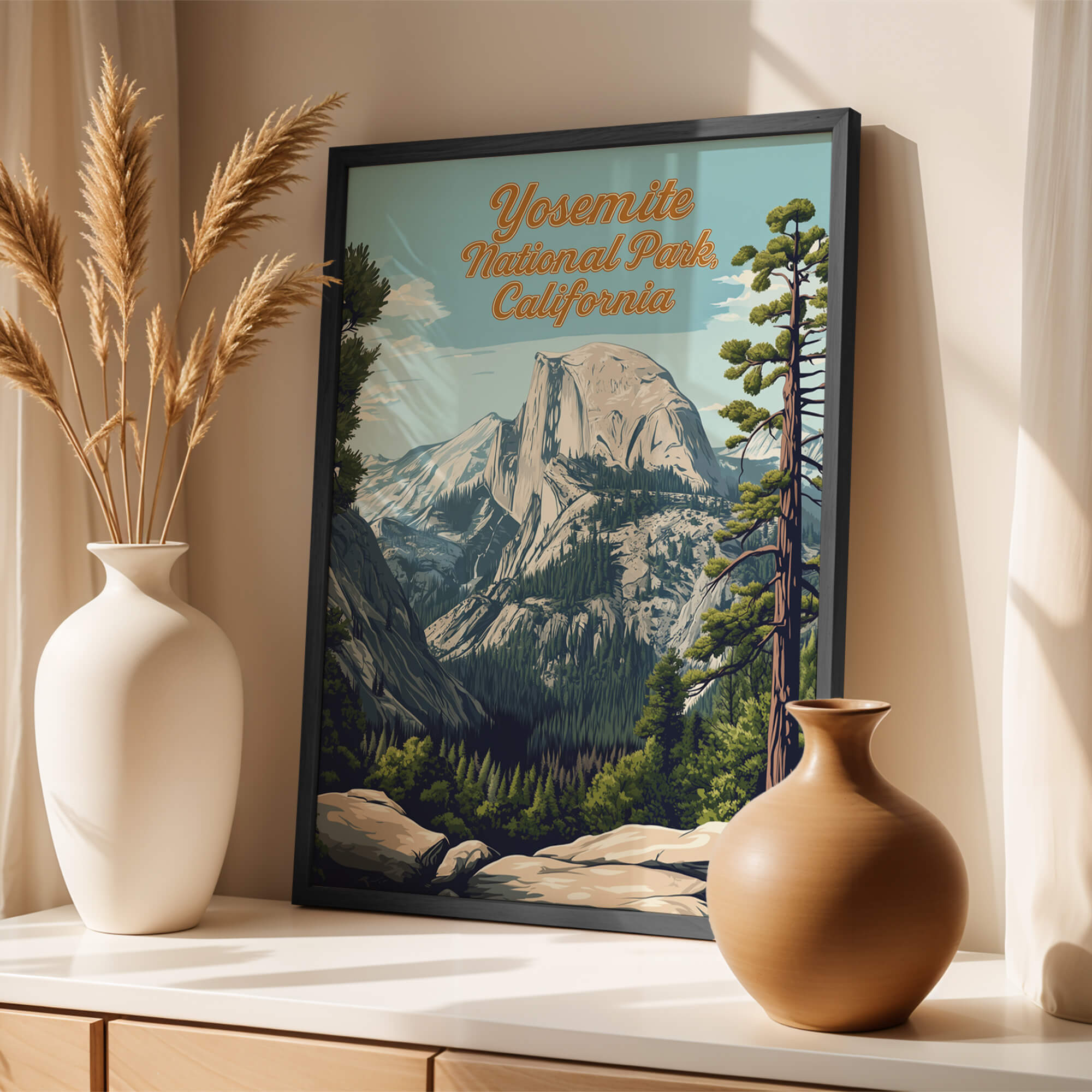 Yosemite National Park Travel Poster