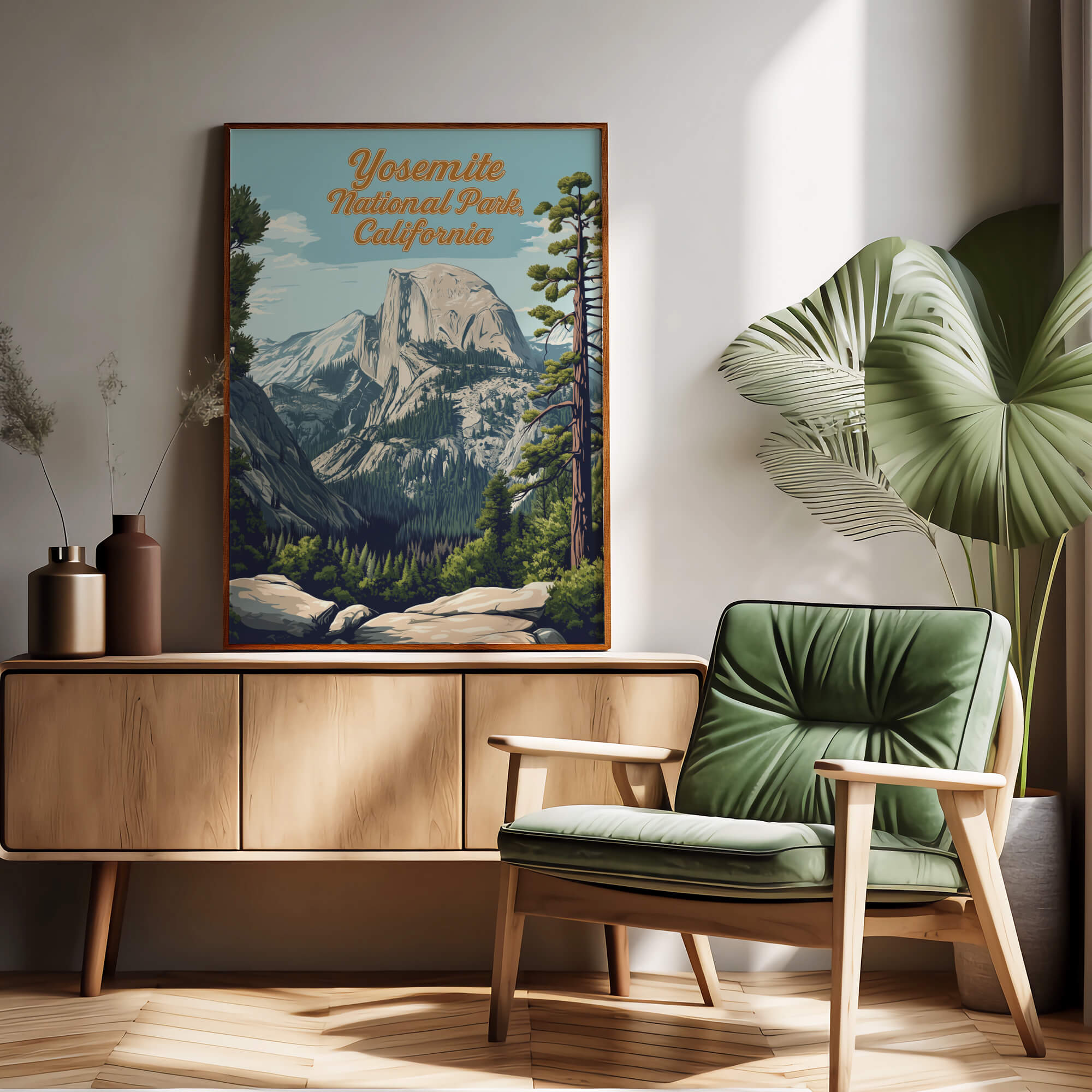 Yosemite National Park Travel Poster