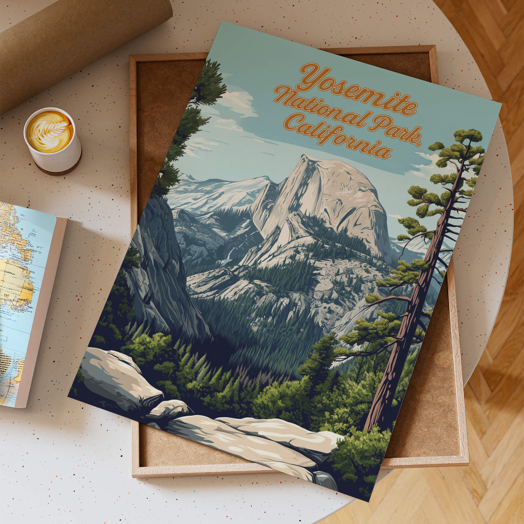 Yosemite National Park Travel Poster