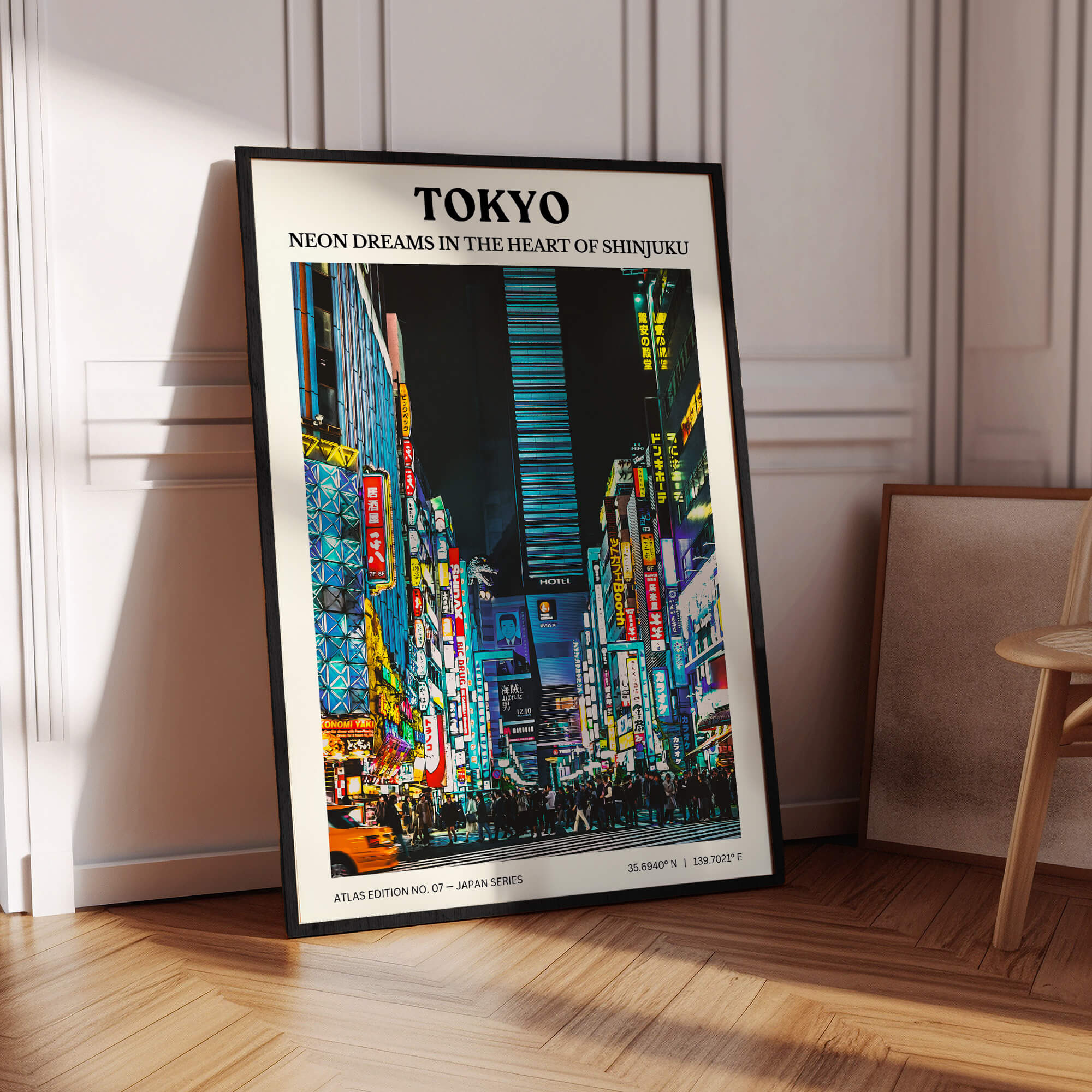 Shinjuku After Dark Travel Poster