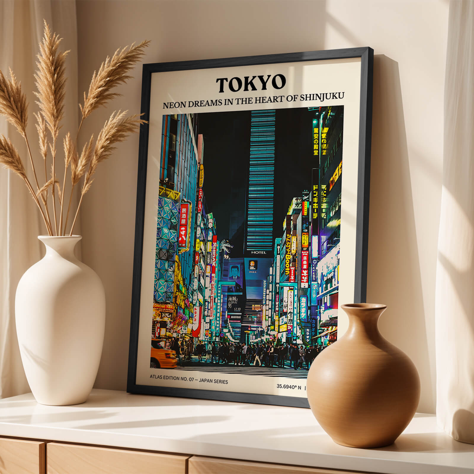Shinjuku After Dark Travel Poster