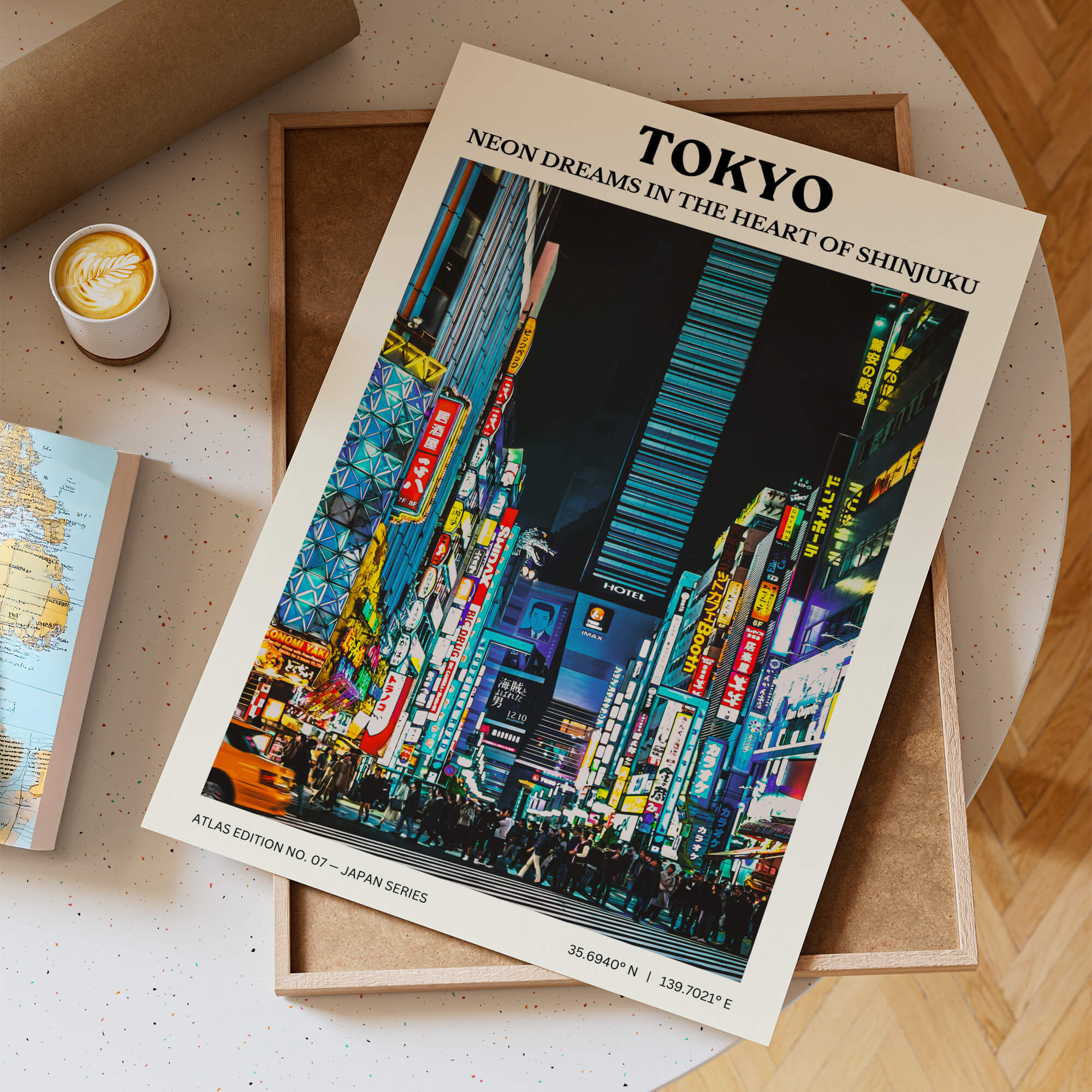 Shinjuku After Dark Travel Poster