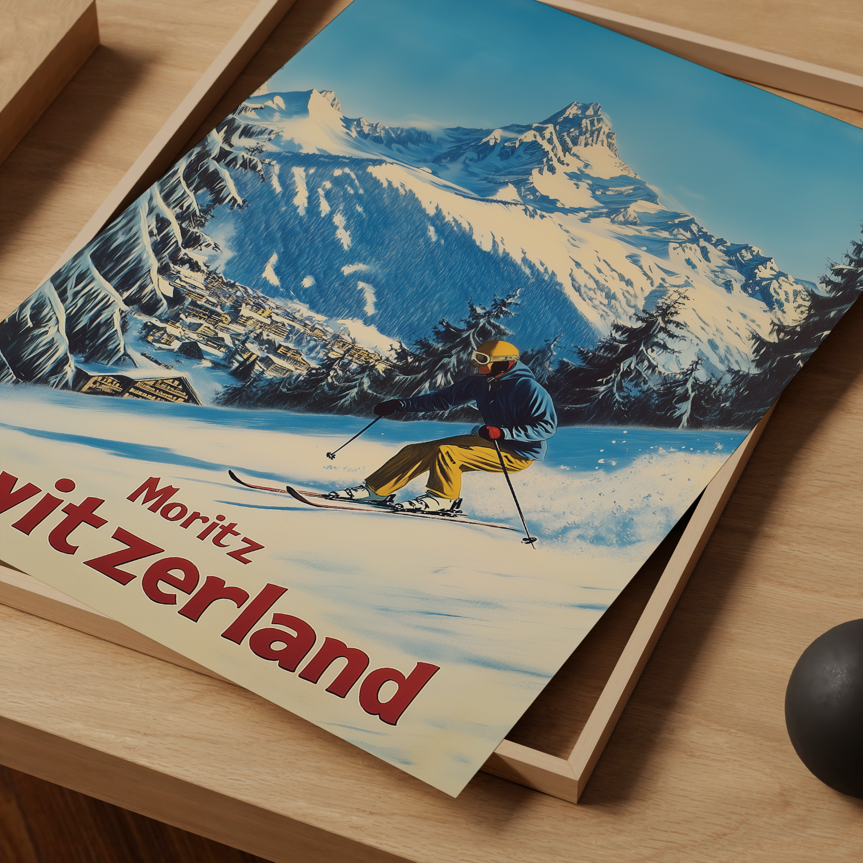 Vintage Snow Ski Posters