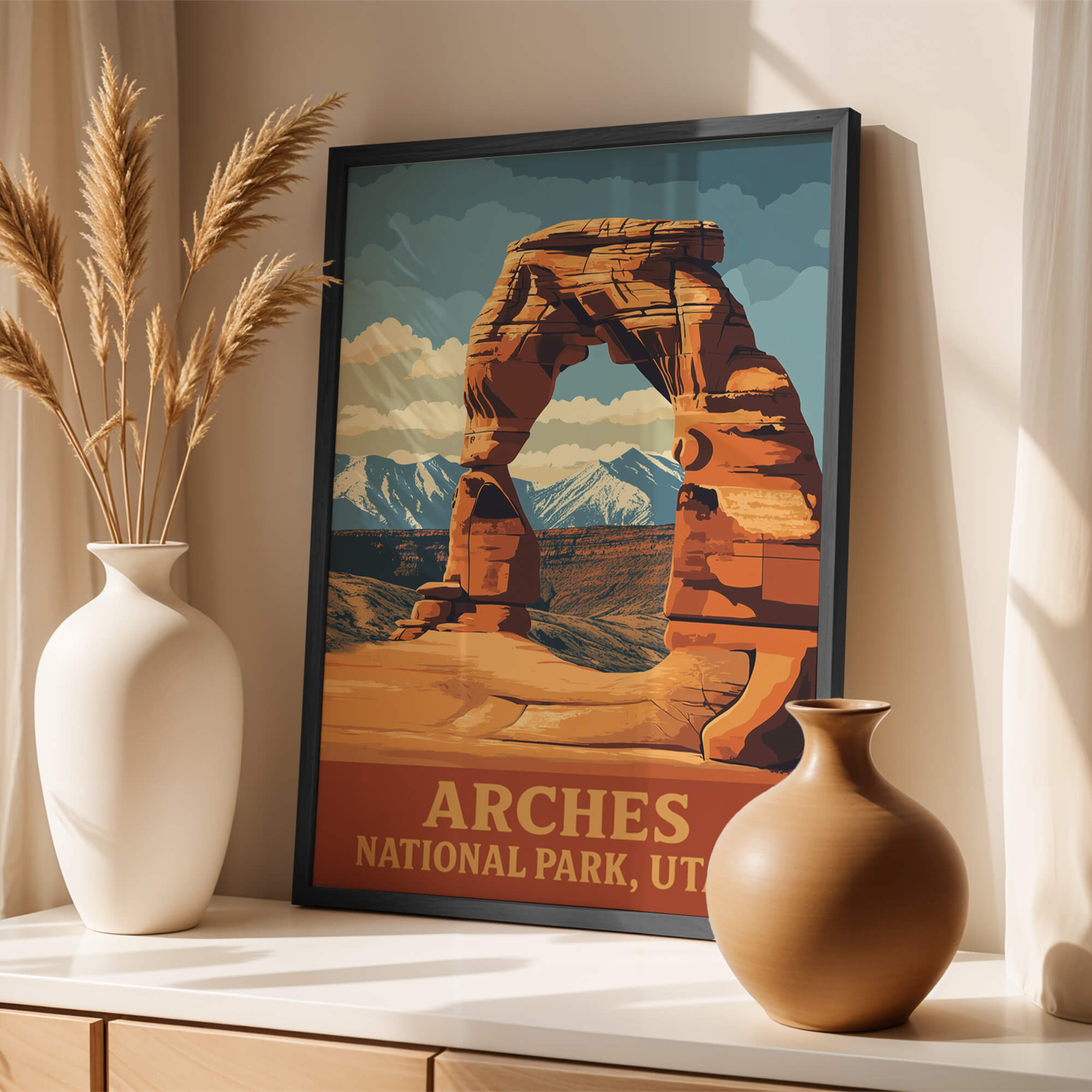 Arches National Park Travel Poster