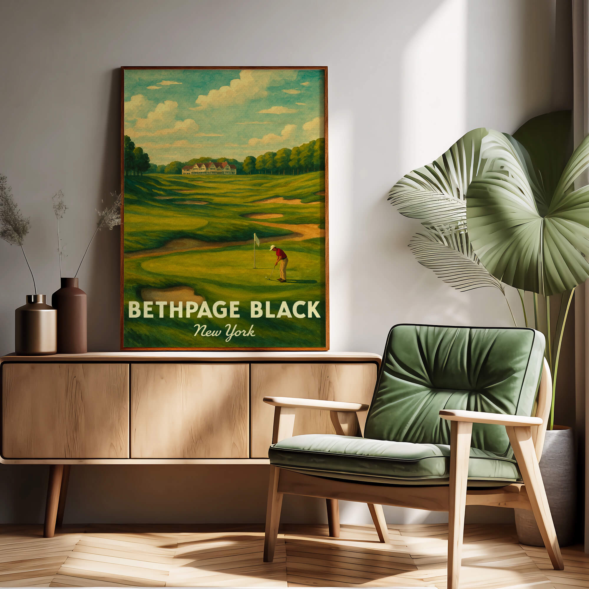 Bethpage Black Travel Poster