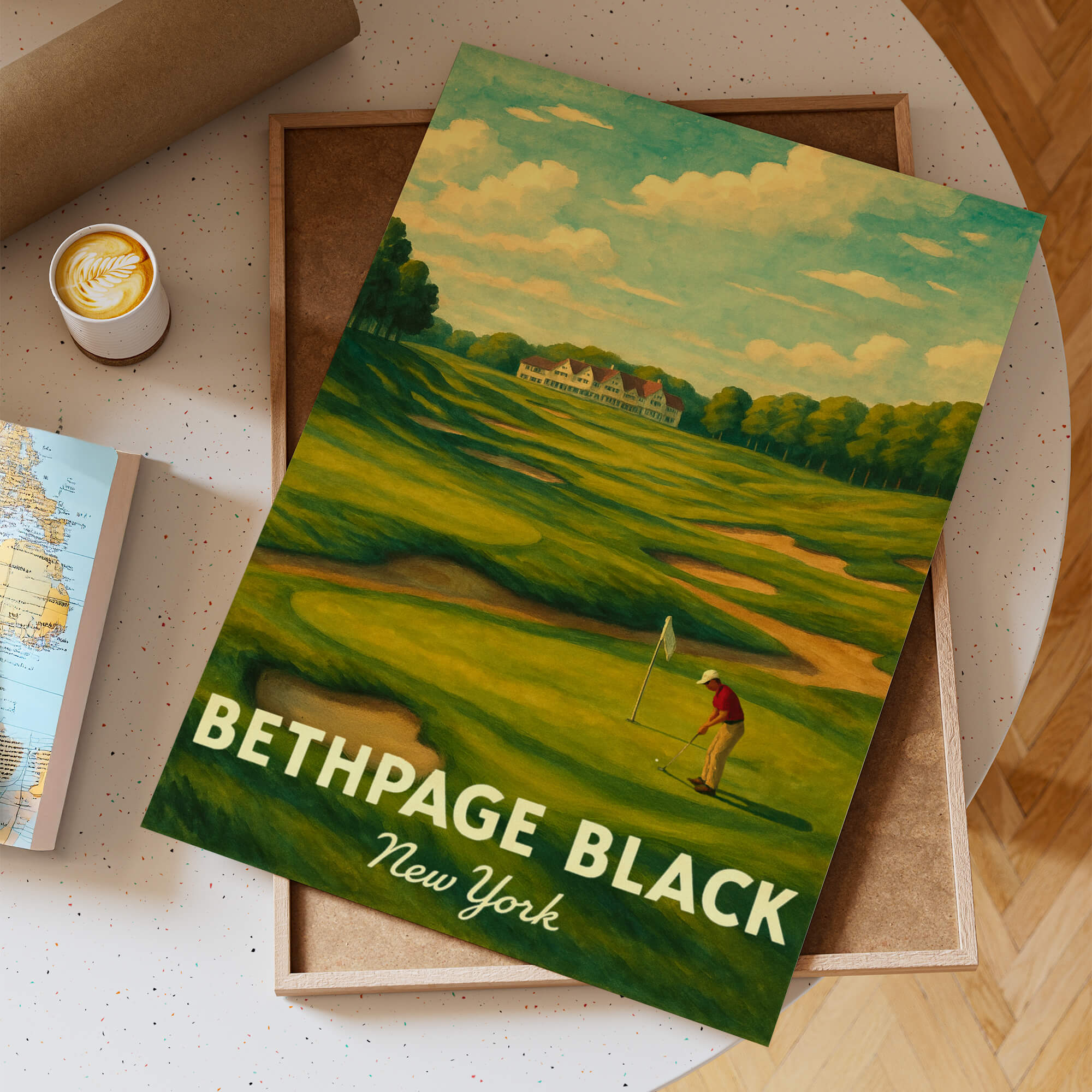 Bethpage Black Travel Poster
