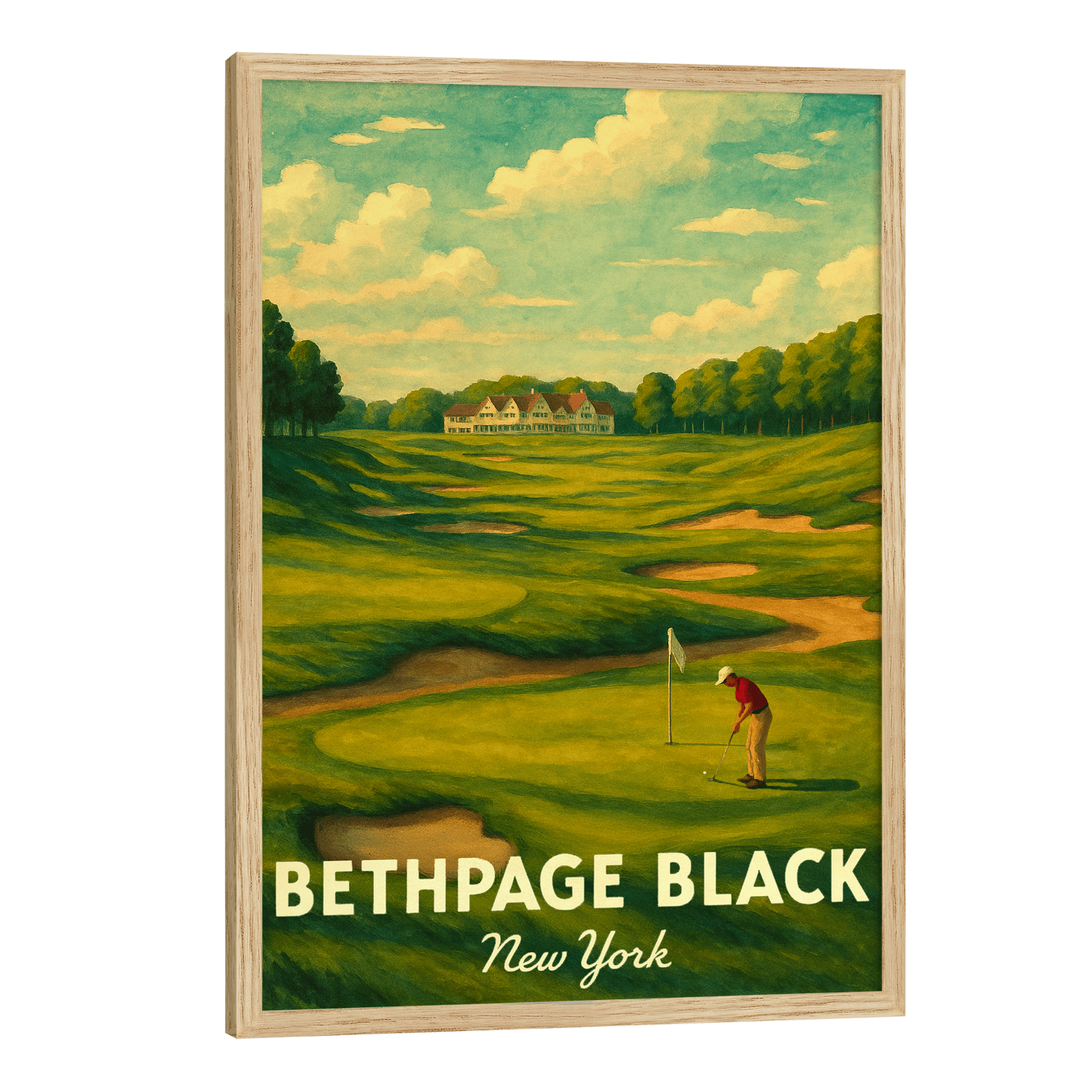 Bethpage Black Travel Poster