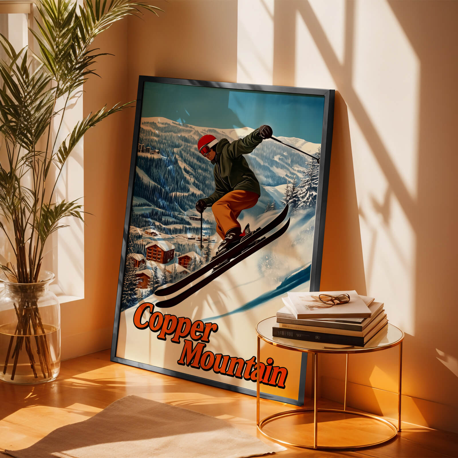 Copper Mountain, Colorado Vintage Ski Travel Poster