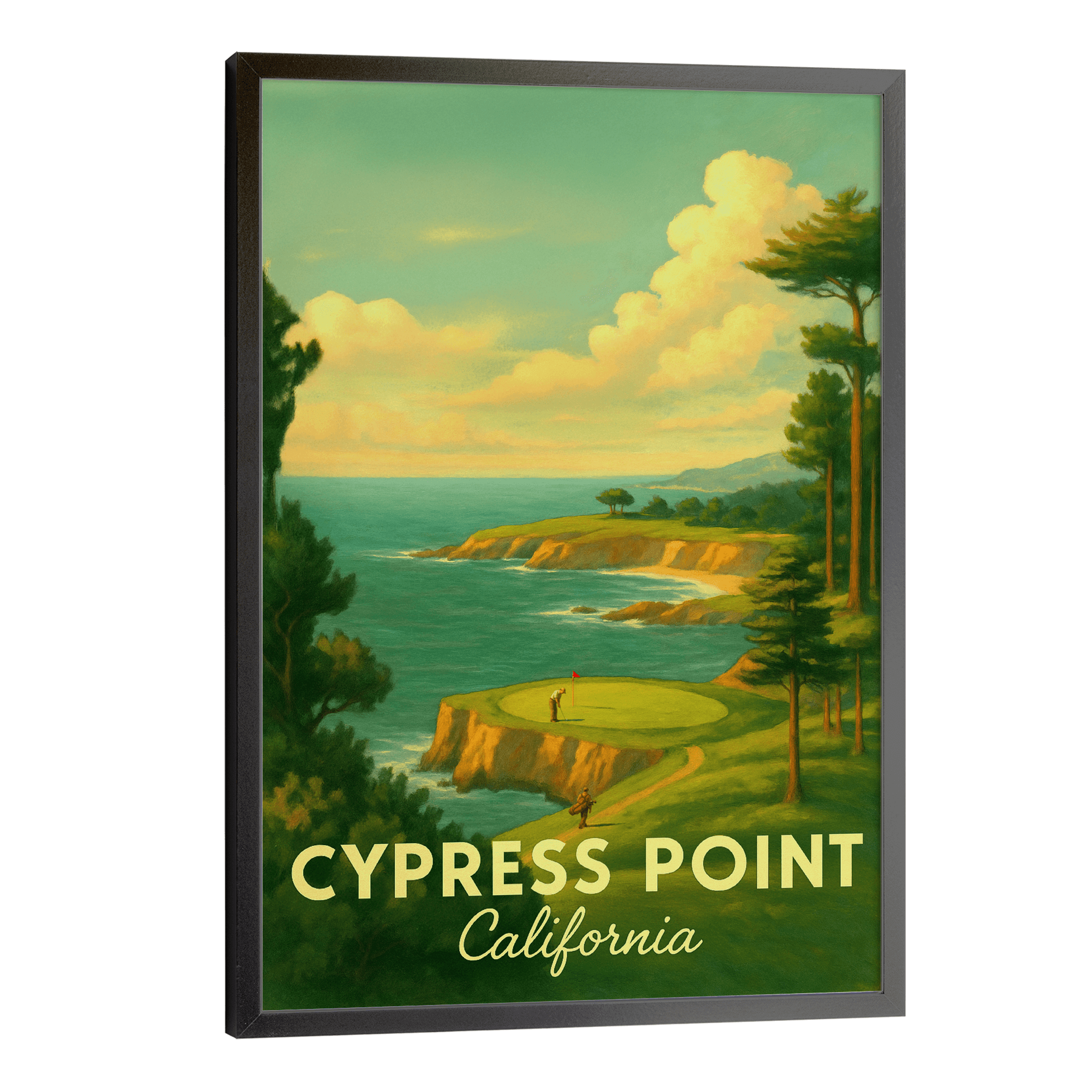 Cypress Point Travel Poster