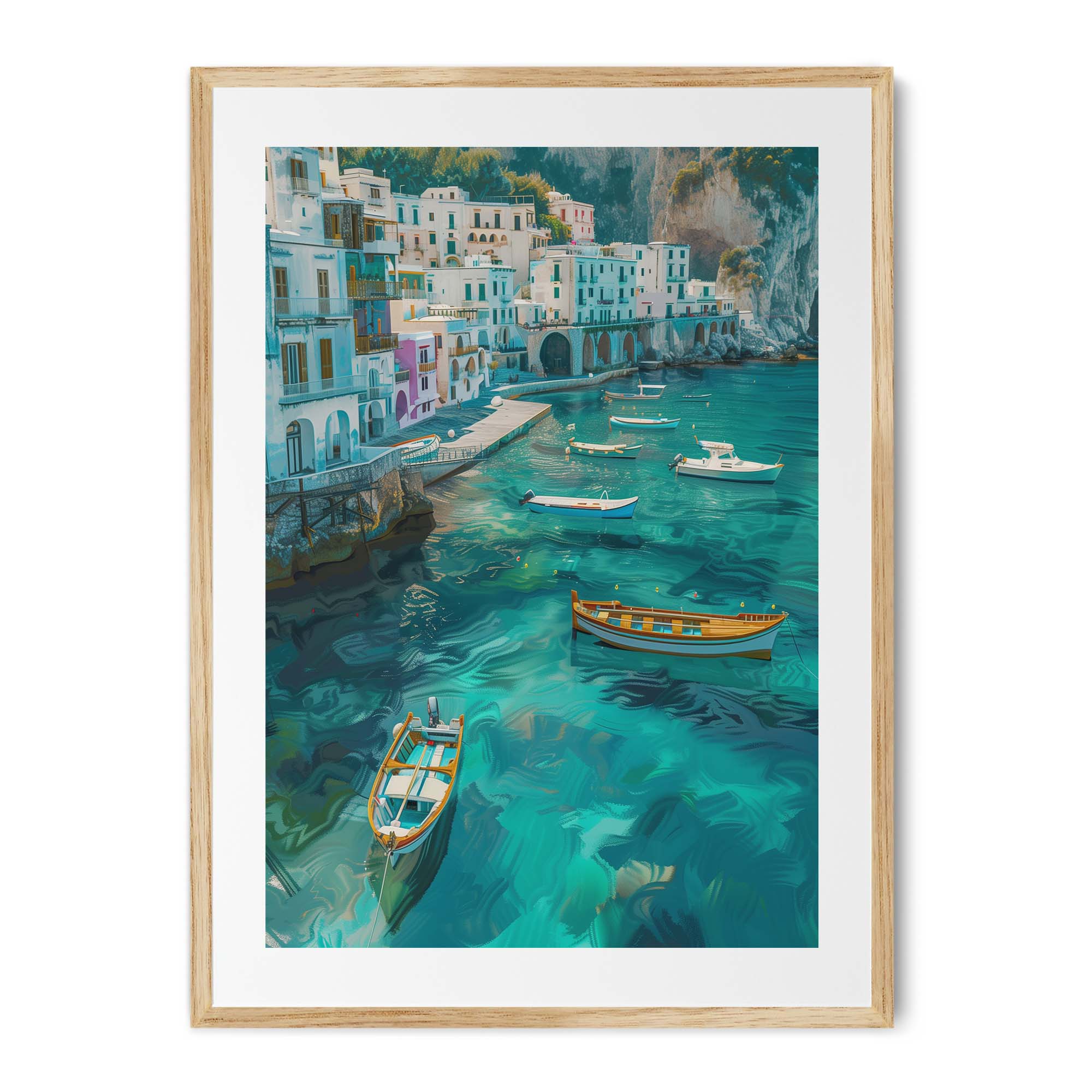 Capri Italy Marina Poster