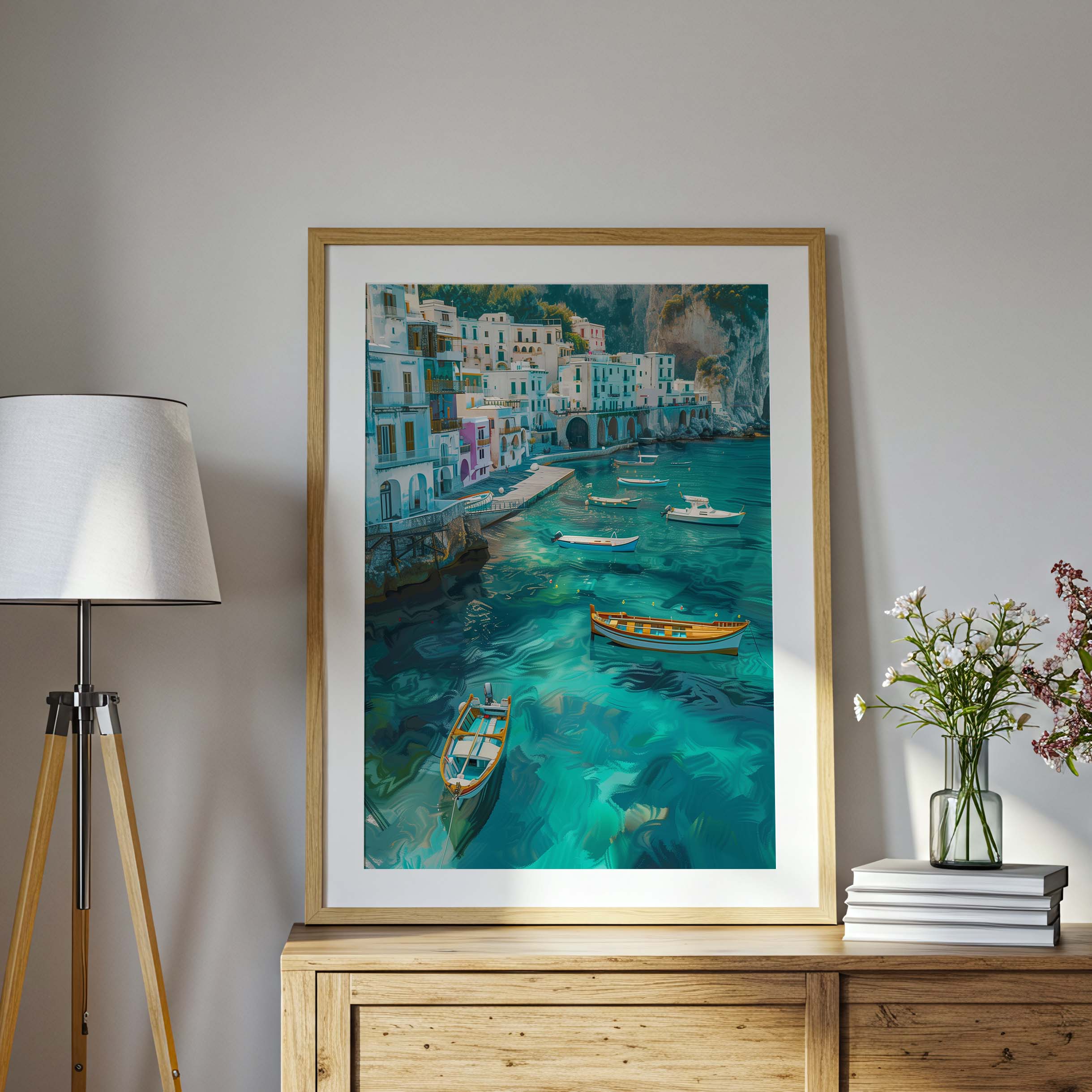 Capri Italy Marina Poster