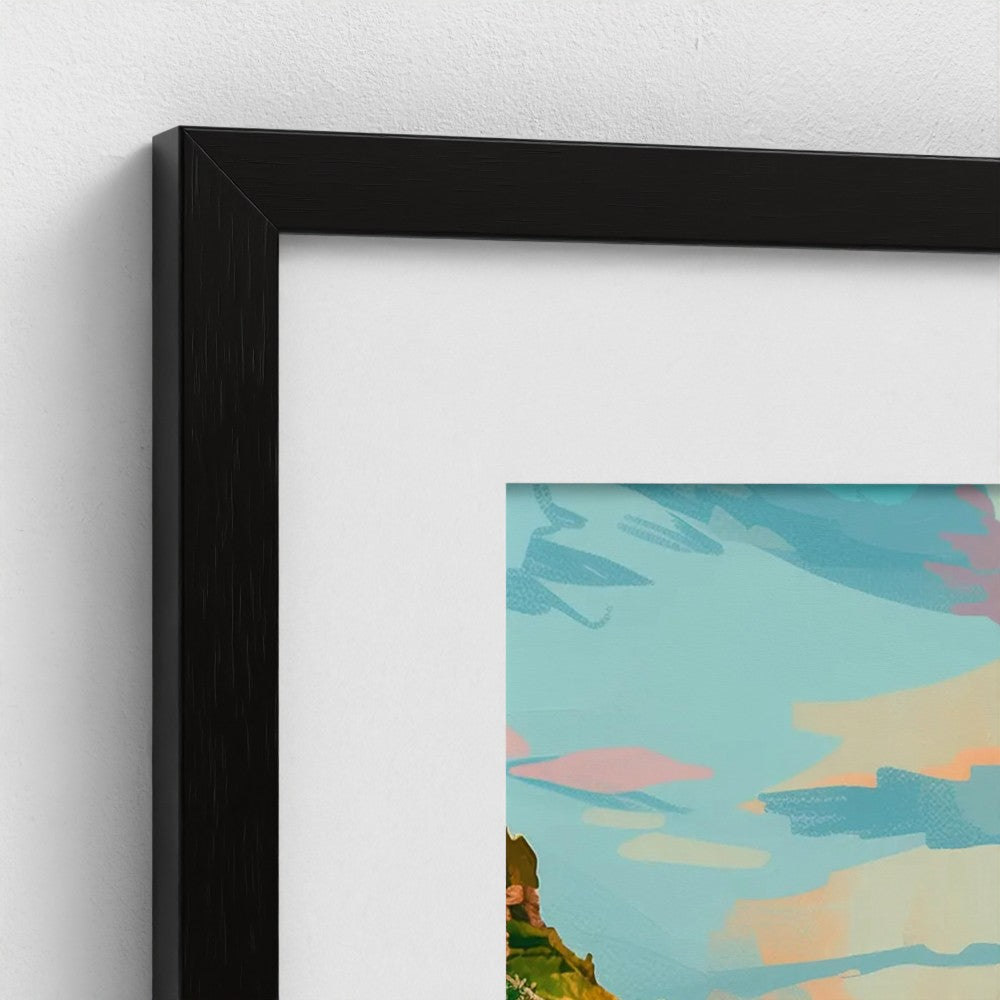 Vernazza Sunset Bay Poster