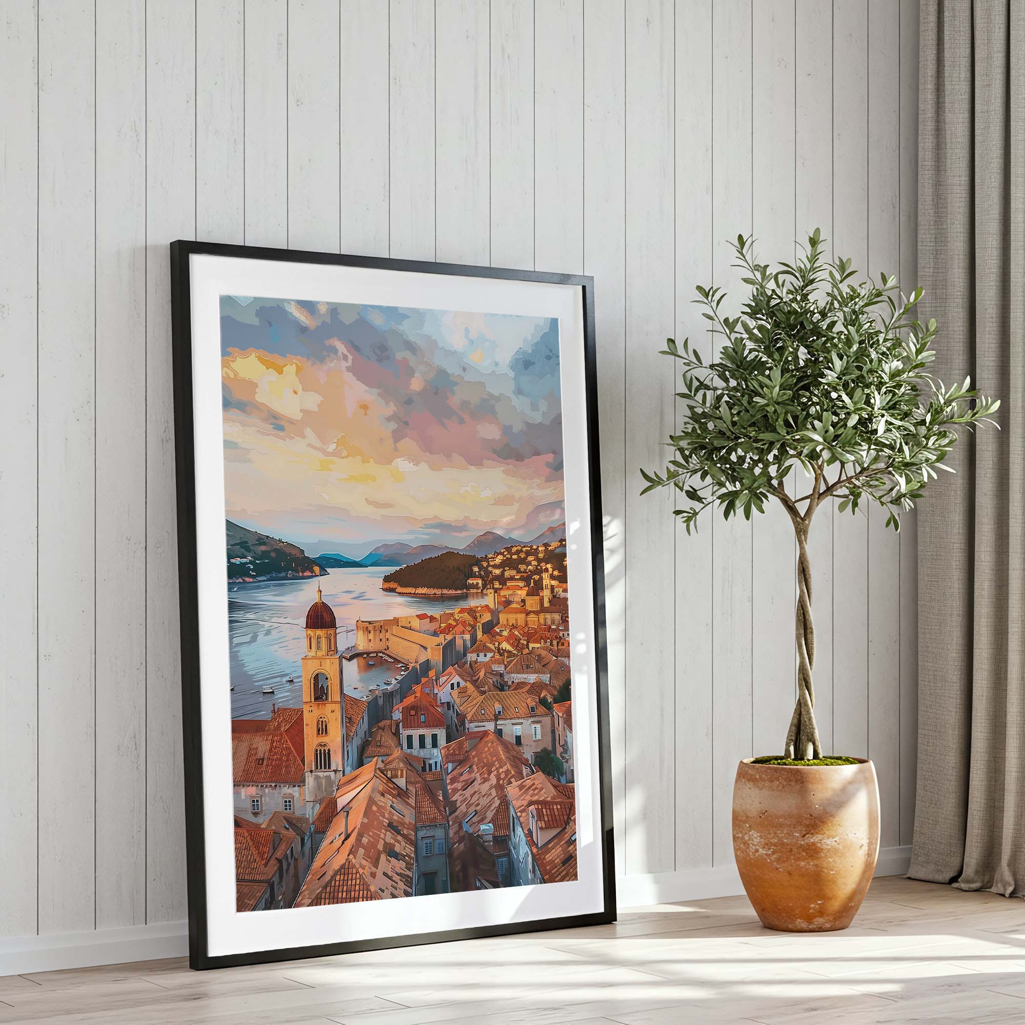 Dubrovnik Croatia Old Town Poster