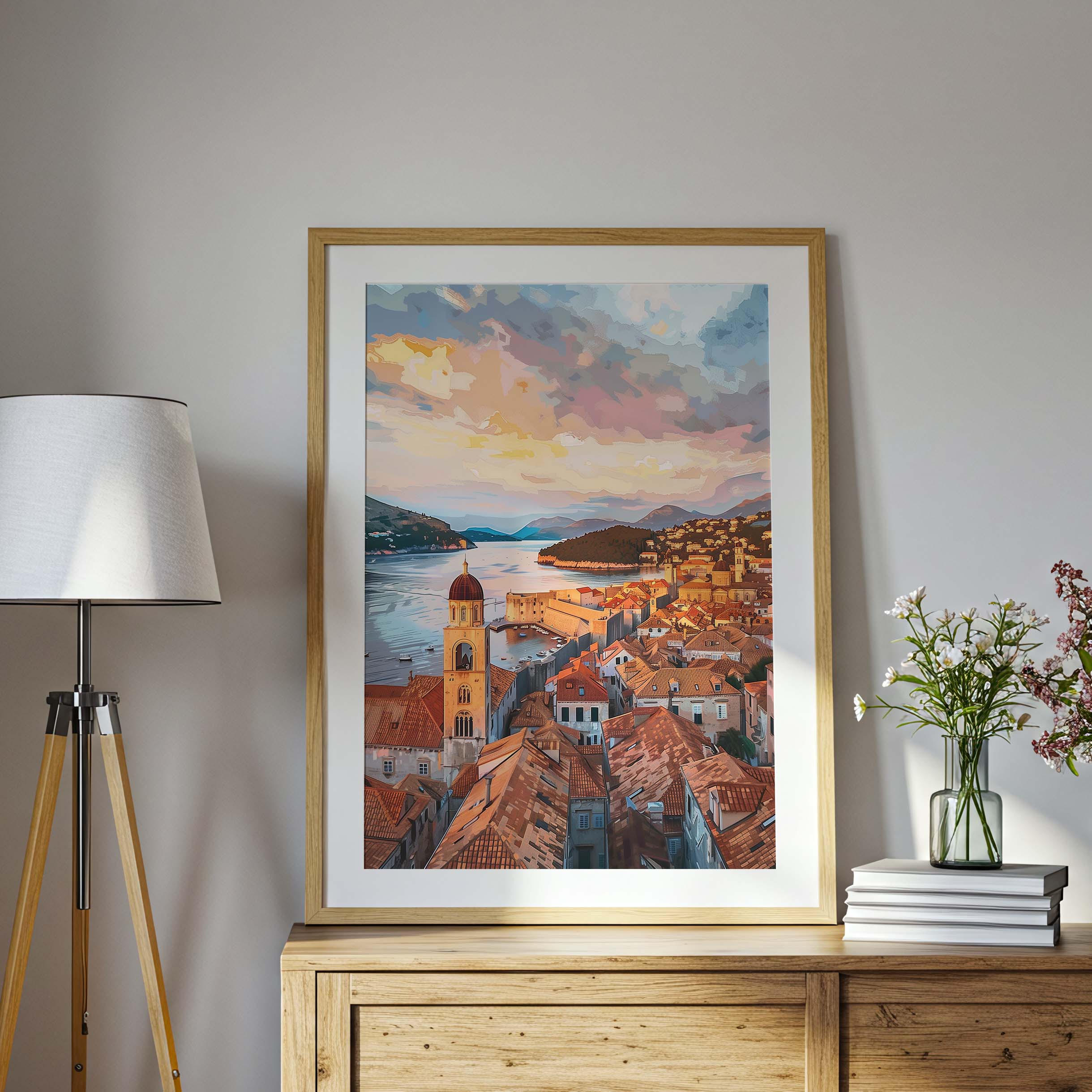 Dubrovnik Croatia Old Town Poster