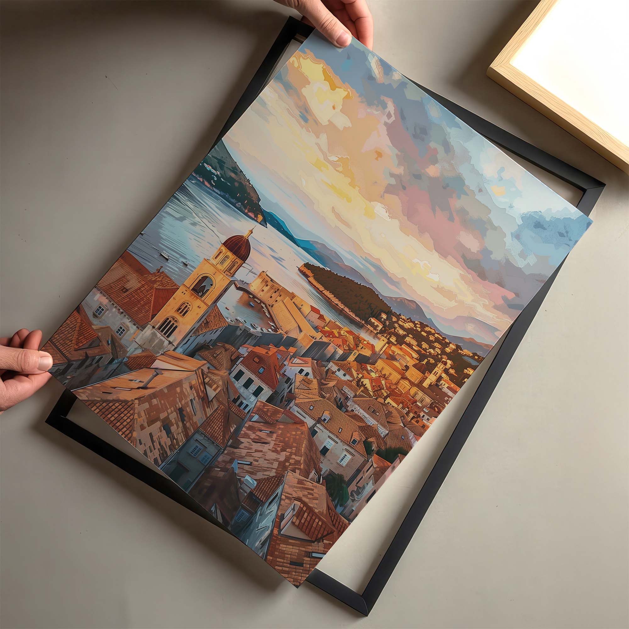Dubrovnik Croatia Old Town Poster