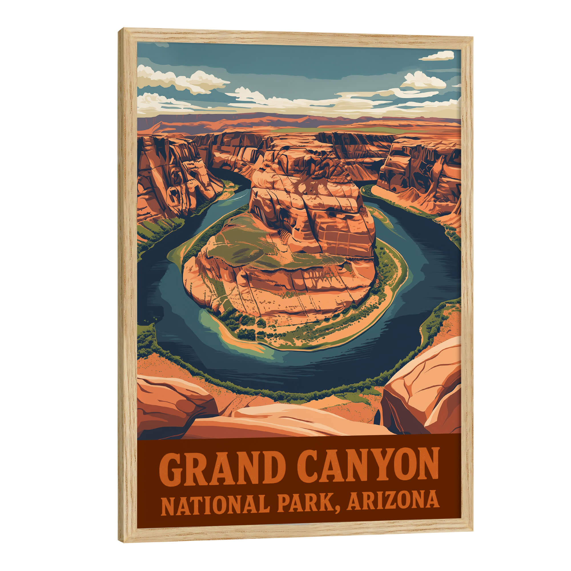 Grand Canyon National Park Travel Poster