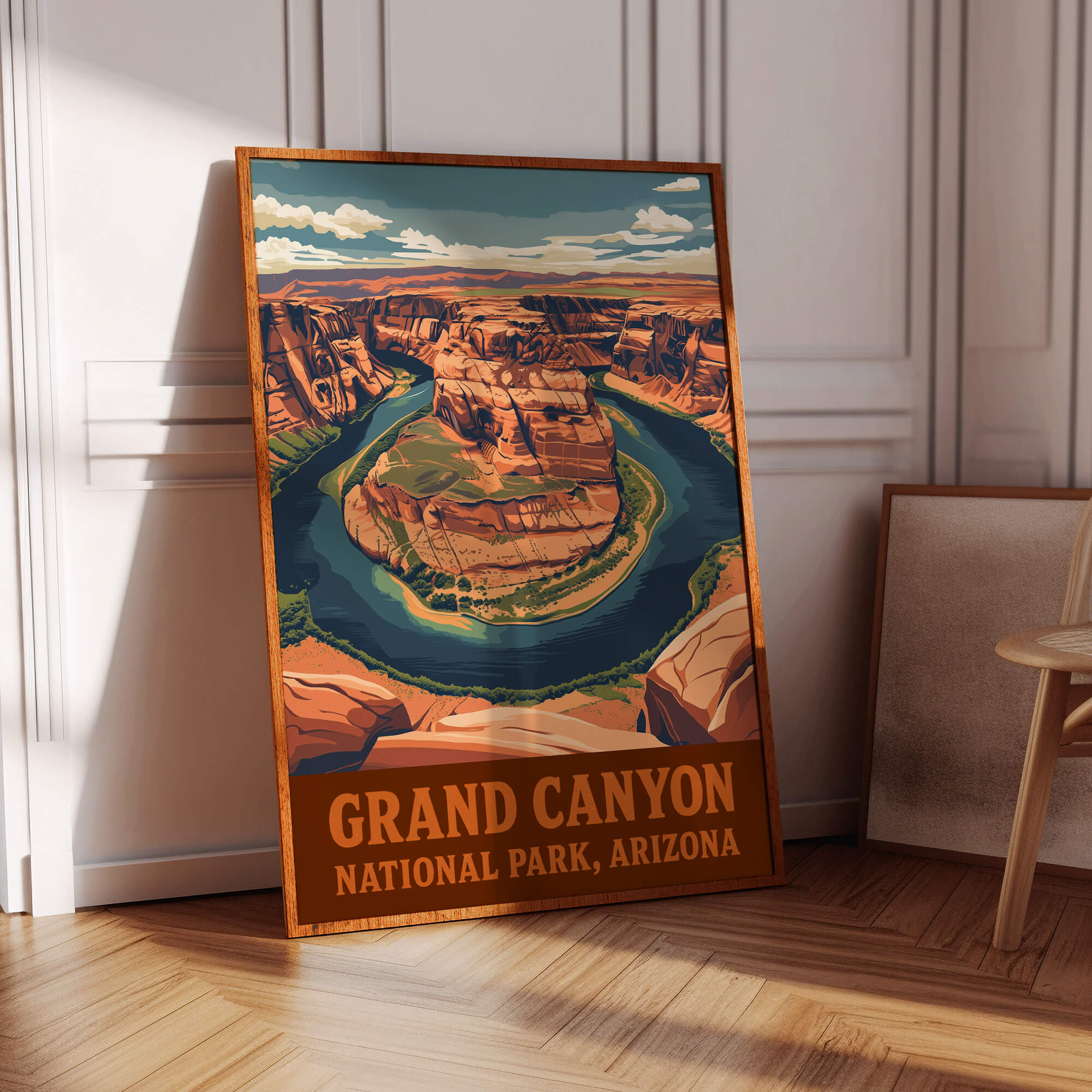 Grand Canyon National Park Travel Poster