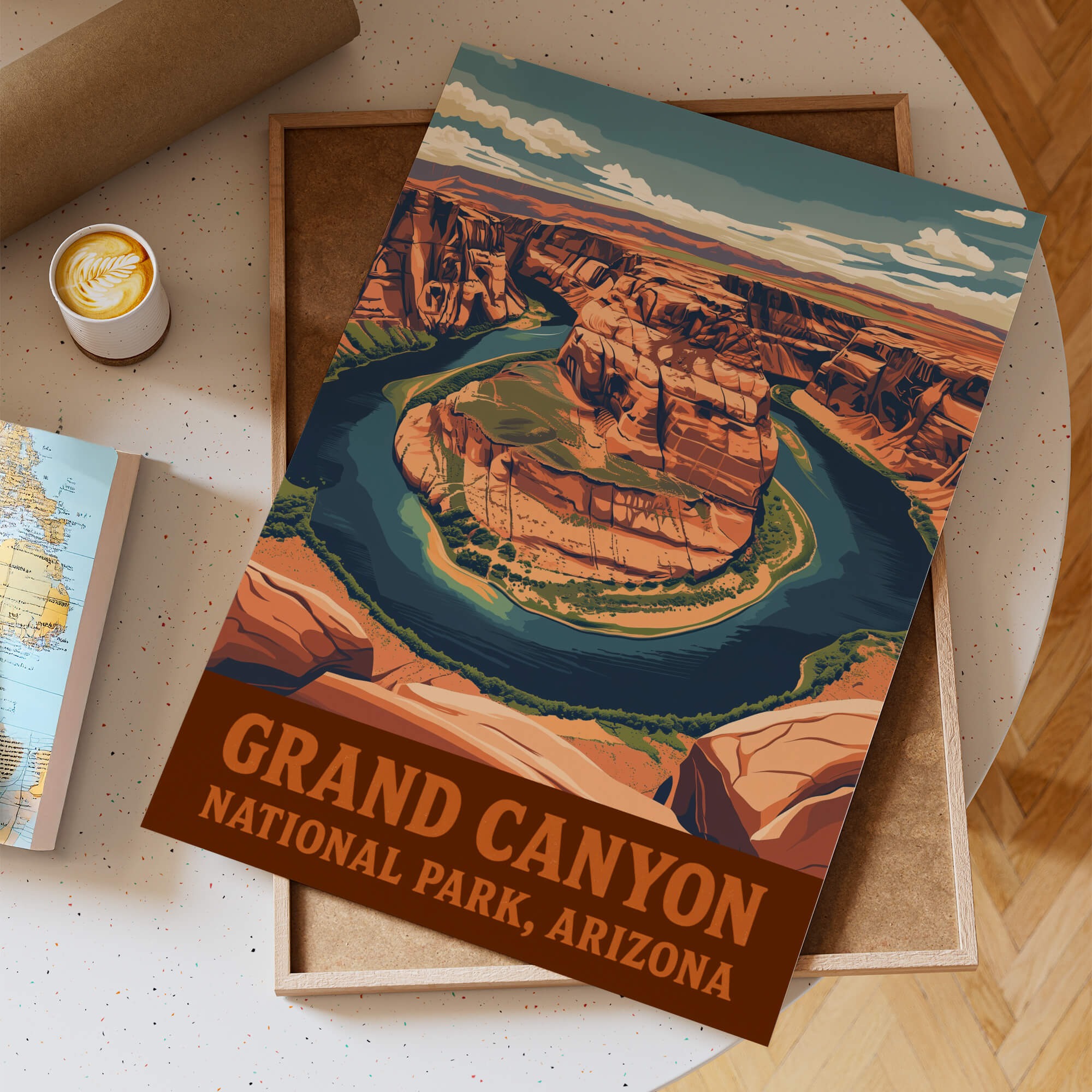 Grand Canyon National Park Travel Poster
