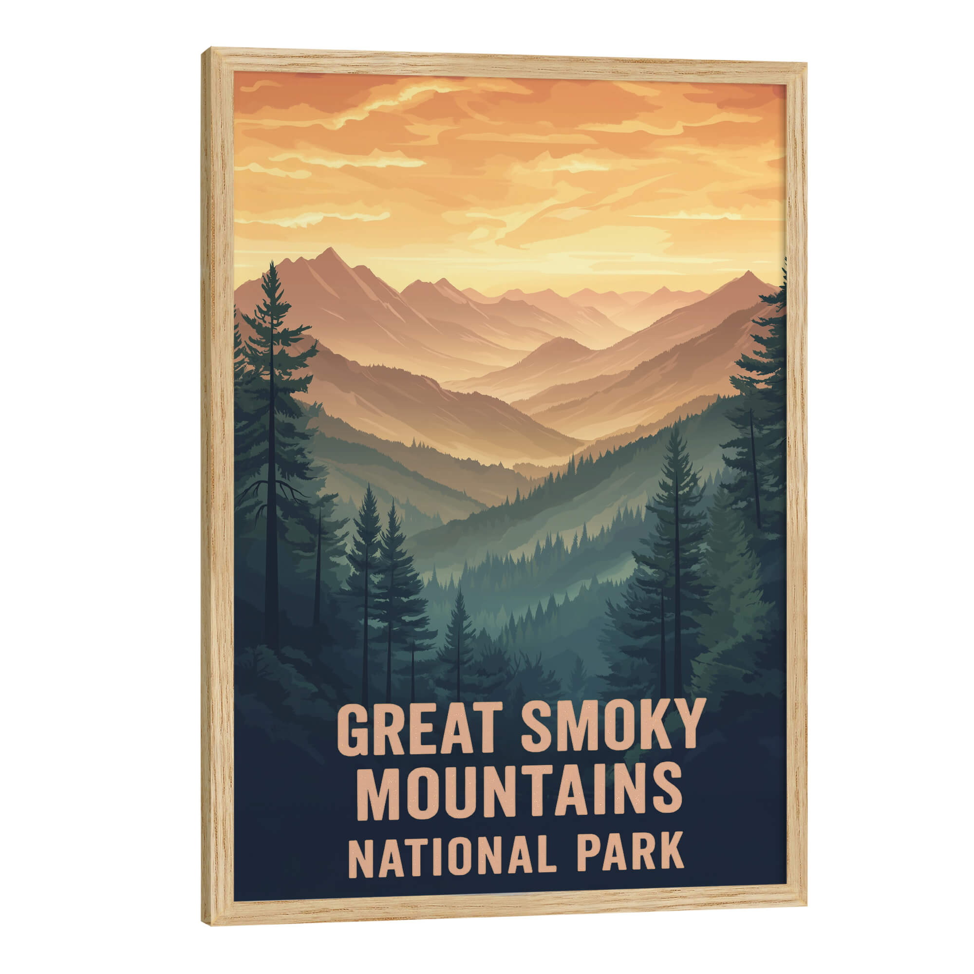 Great Smoky Mountains National Park Travel Poster