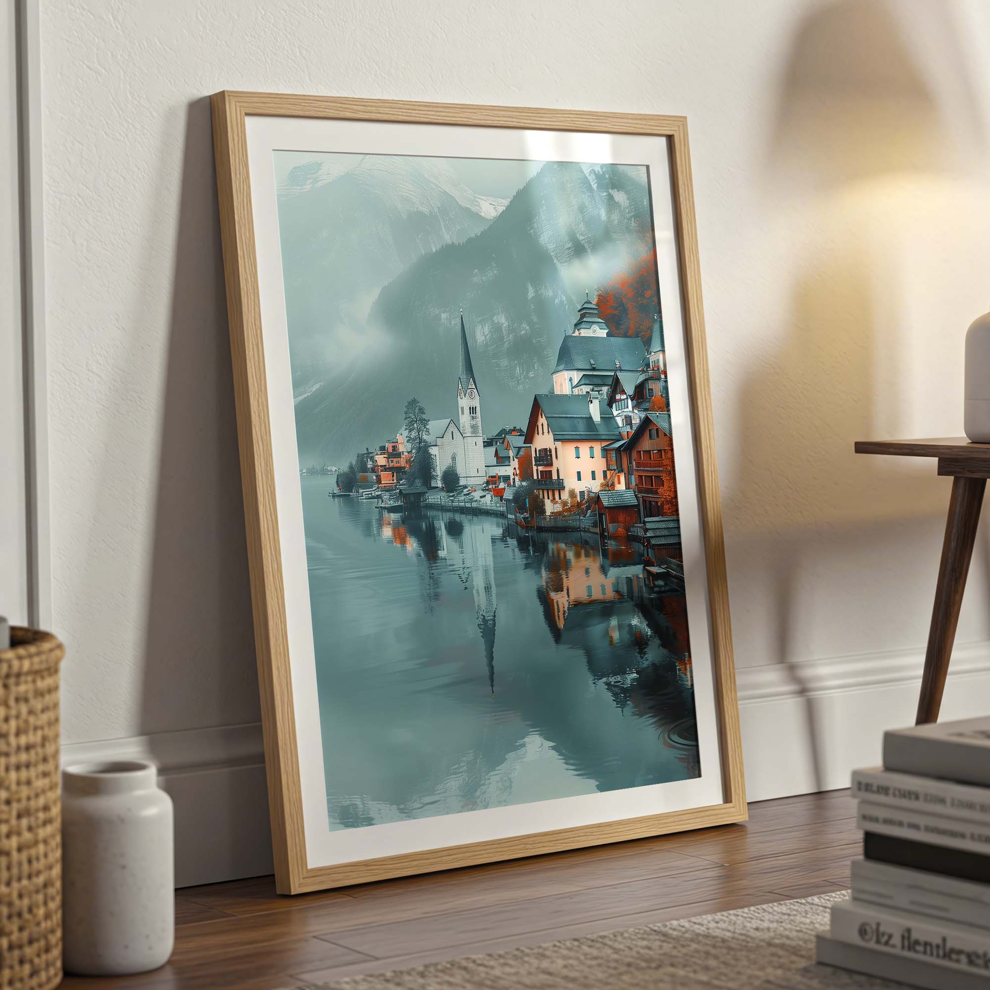 Hallstatt Austria Reflections Poster