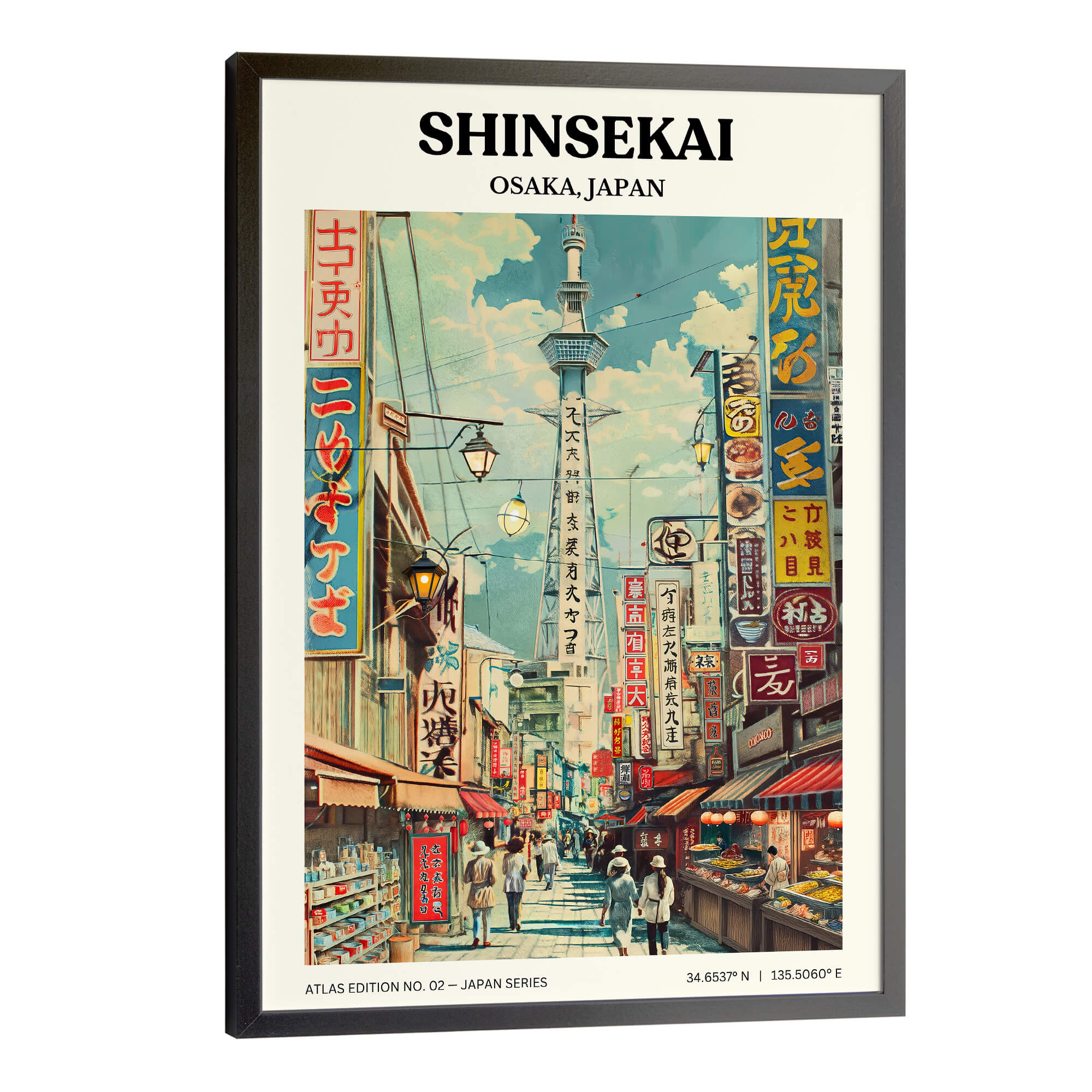 Shinsekai Skyline Travel Poster