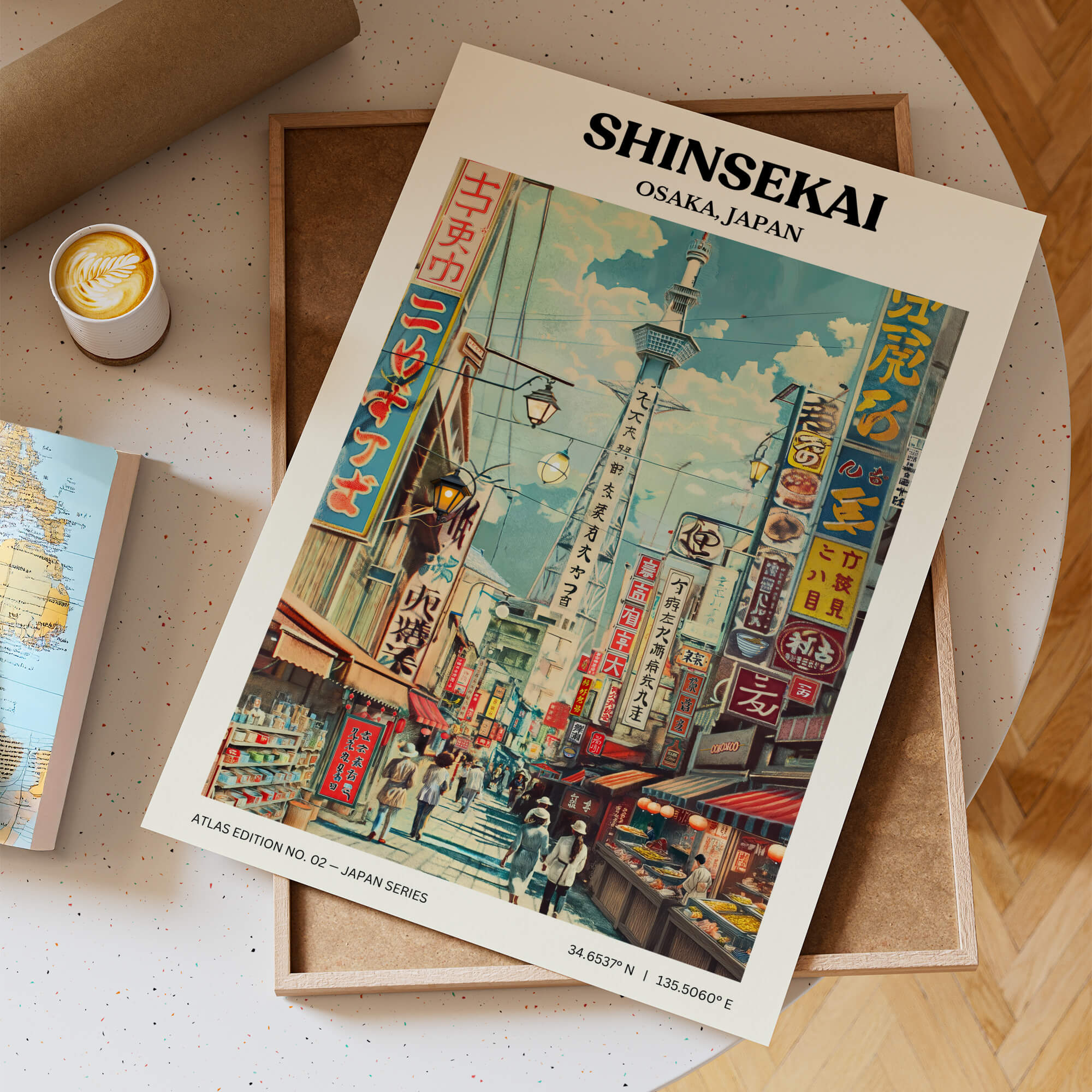 Shinsekai Skyline Travel Poster