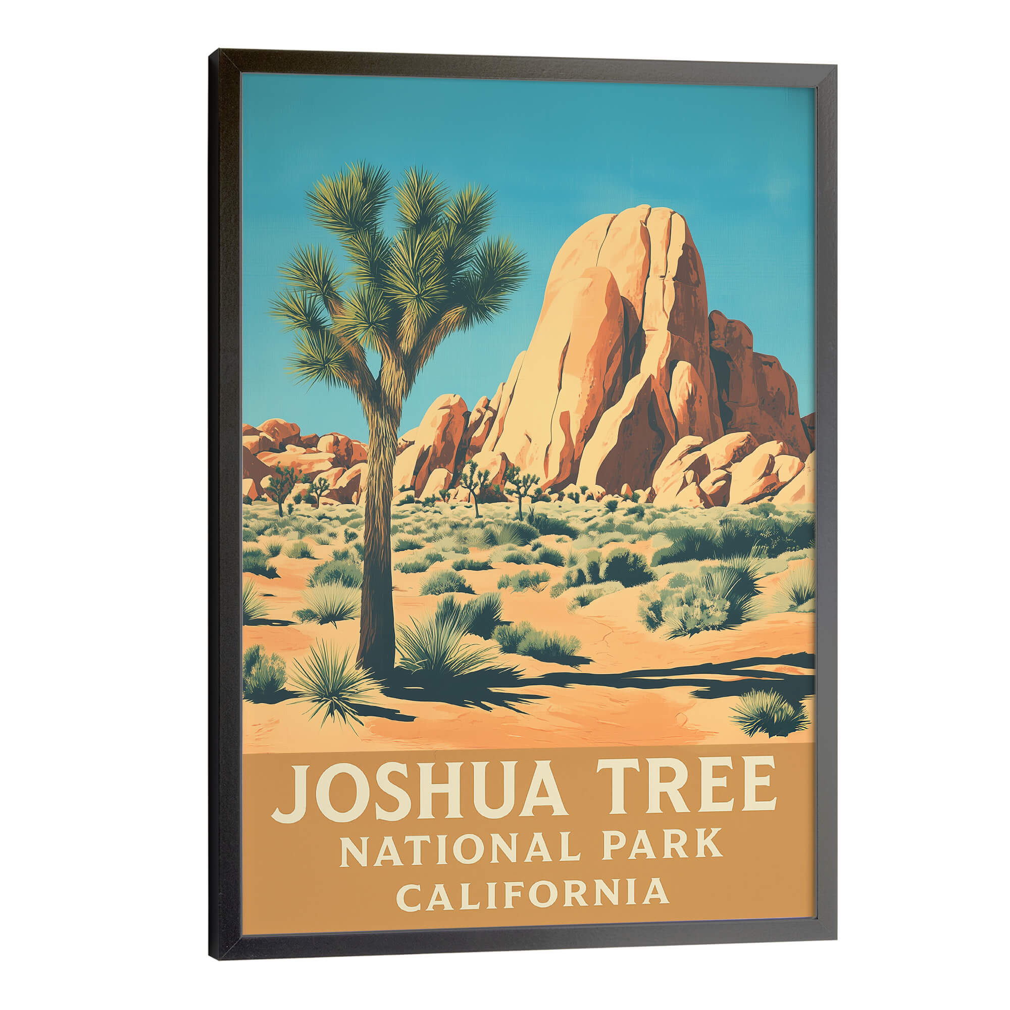 Joshua Tree National Park Travel Poster