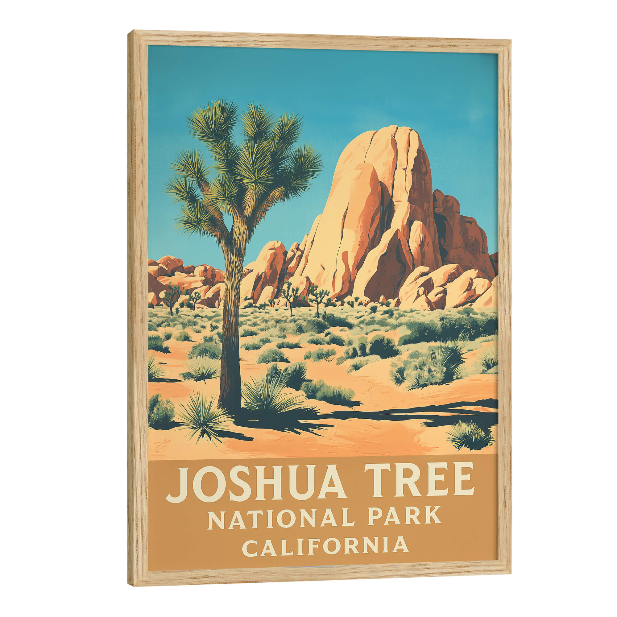 Joshua Tree National Park Travel Poster
