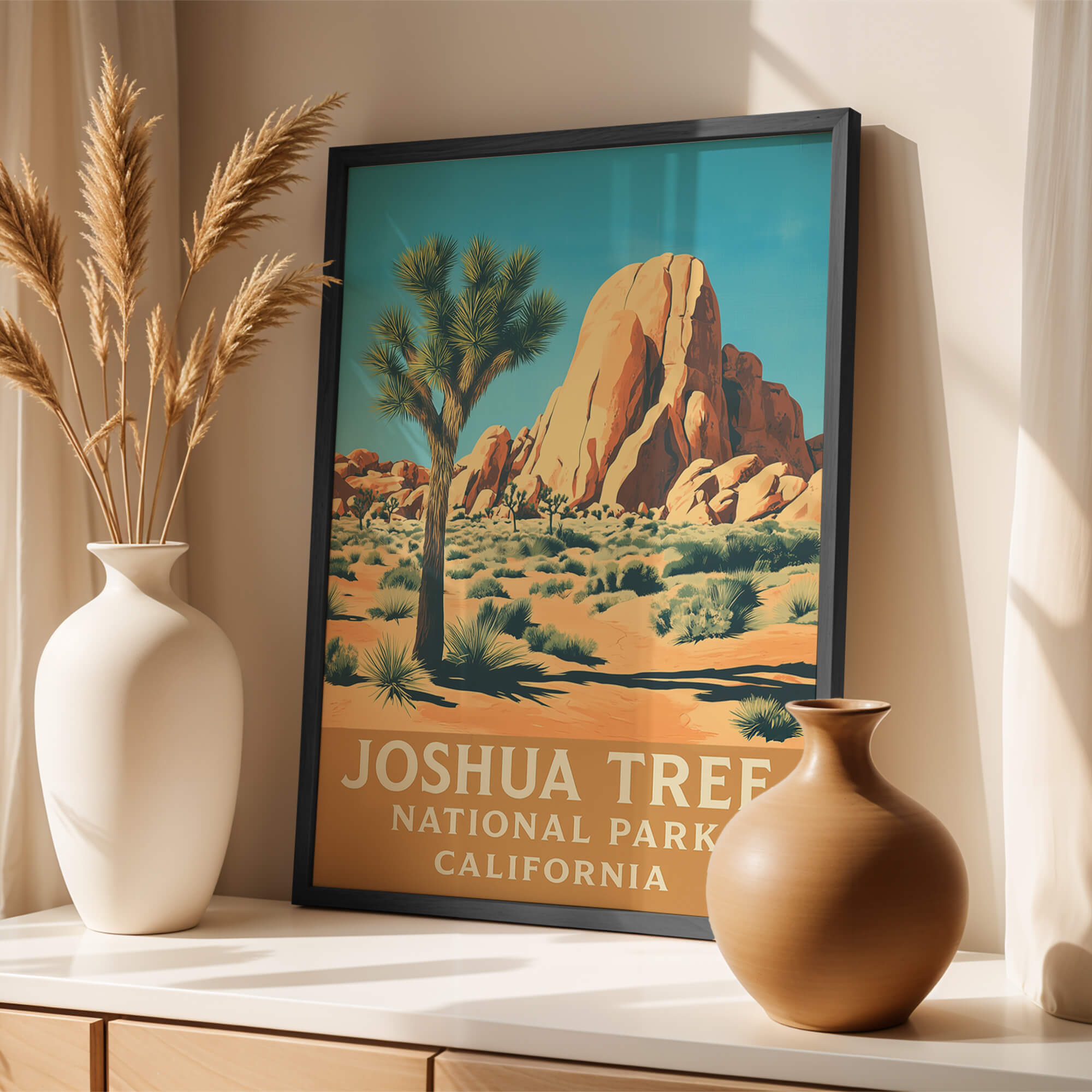 Joshua Tree National Park Travel Poster