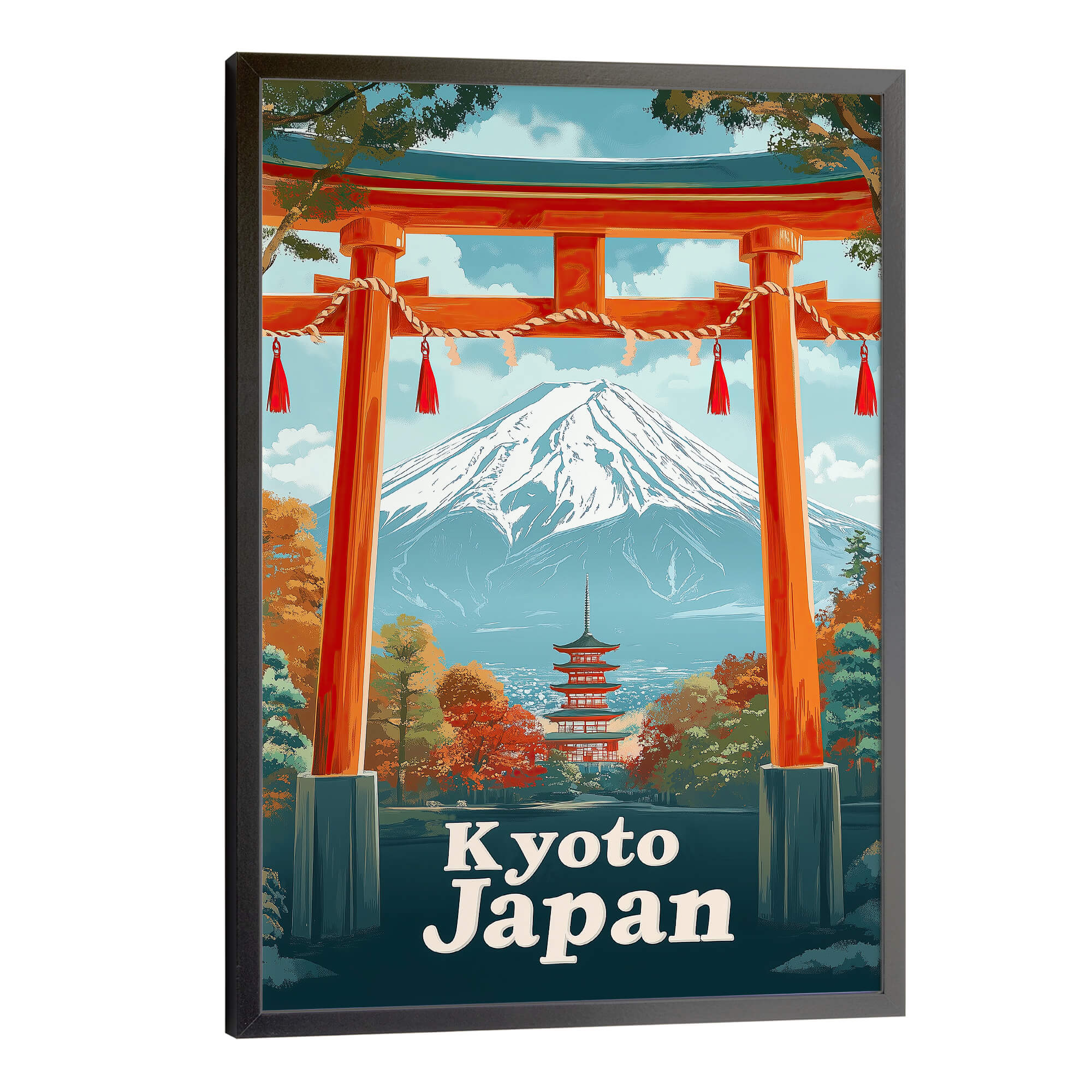 Kyoto Gateway Travel Poster