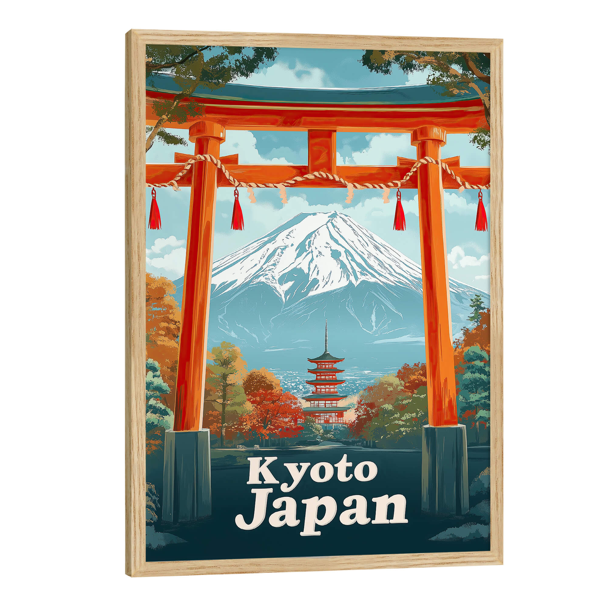 Kyoto Gateway Travel Poster