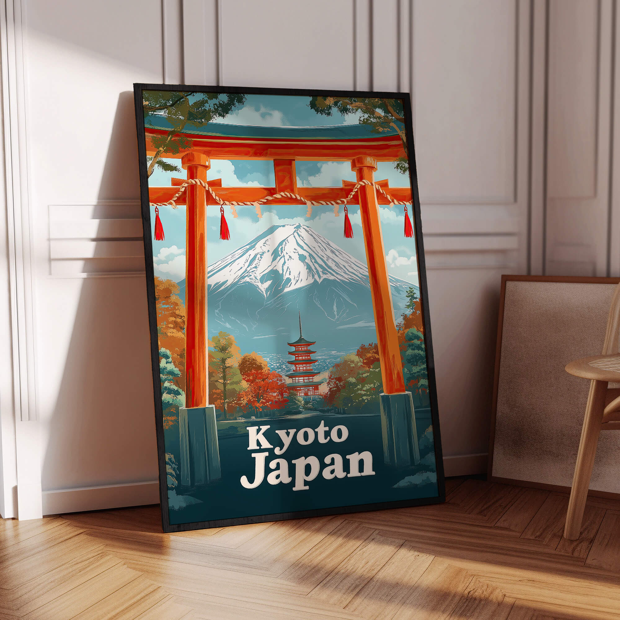Kyoto Gateway Travel Poster
