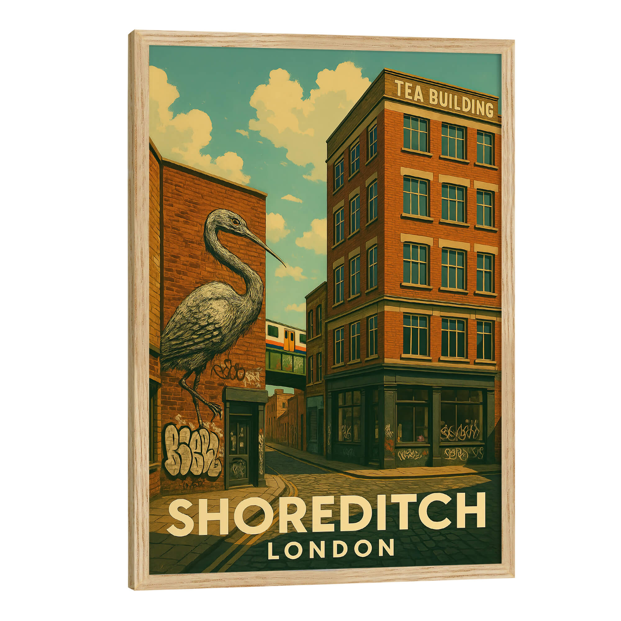 London Shoreditch Travel Poster