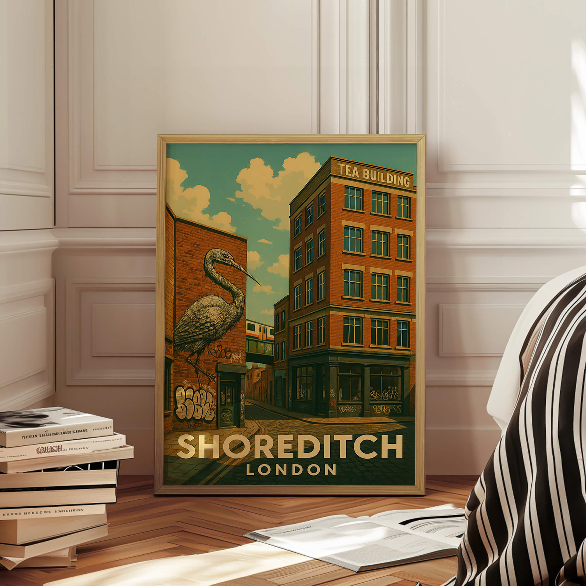 London Shoreditch Travel Poster