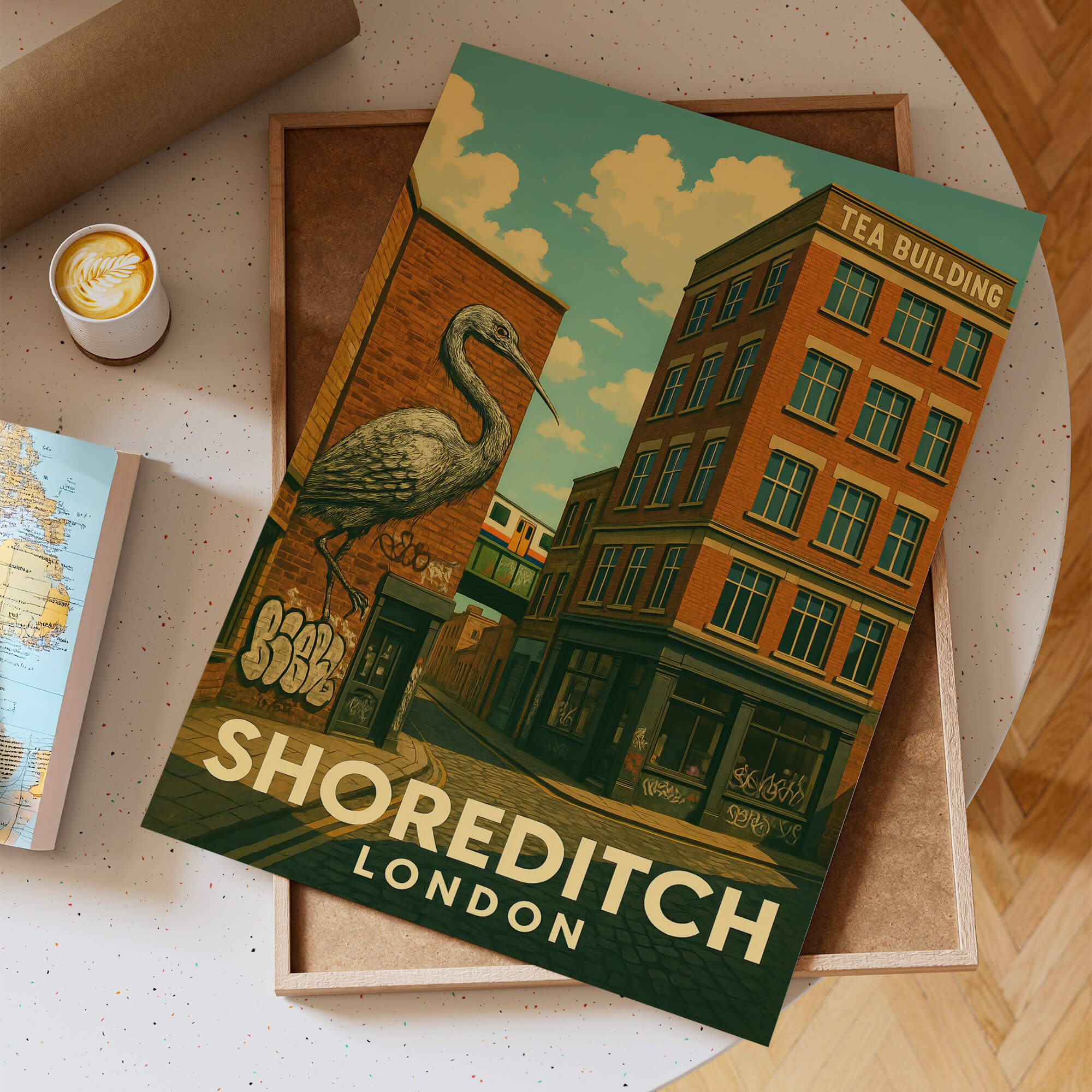 London Shoreditch Travel Poster