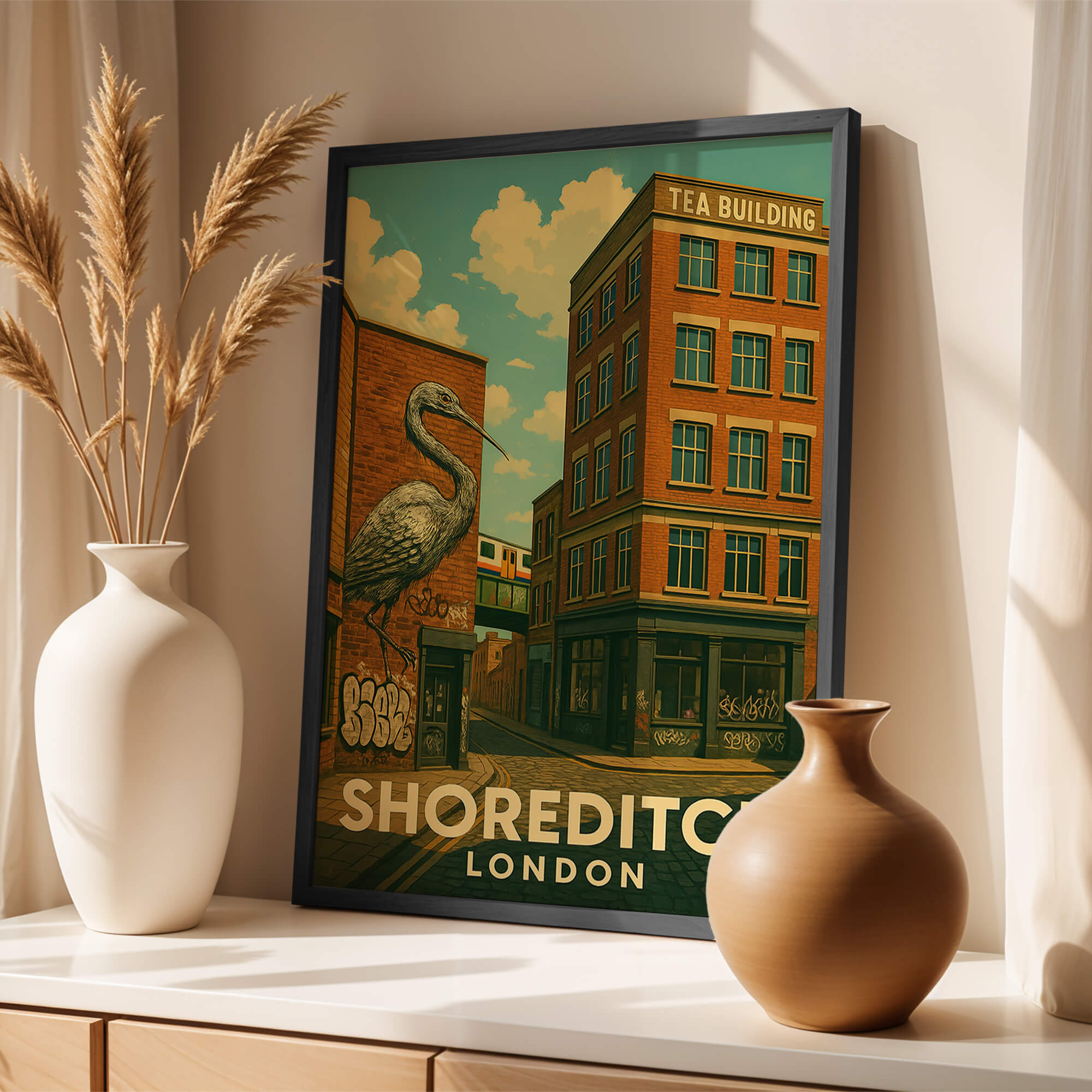 London Shoreditch Travel Poster