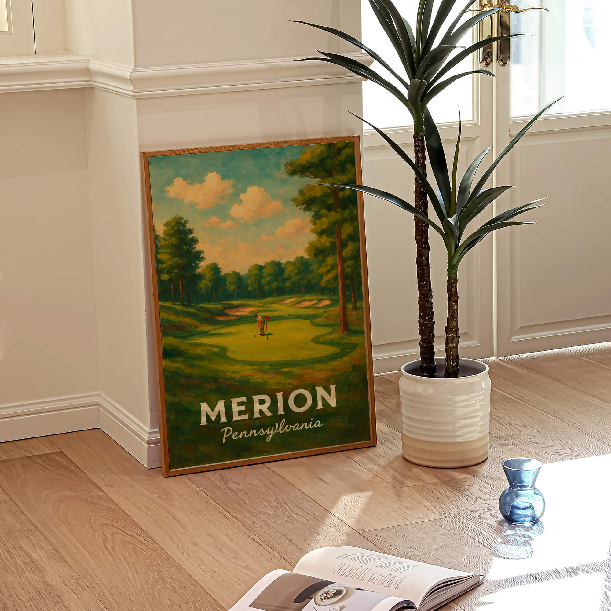 Merion Travel Poster