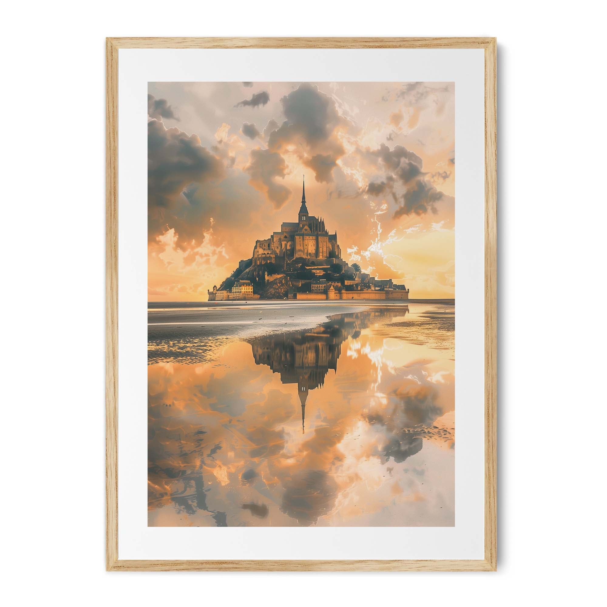 Mont Saint-Michel France Poster