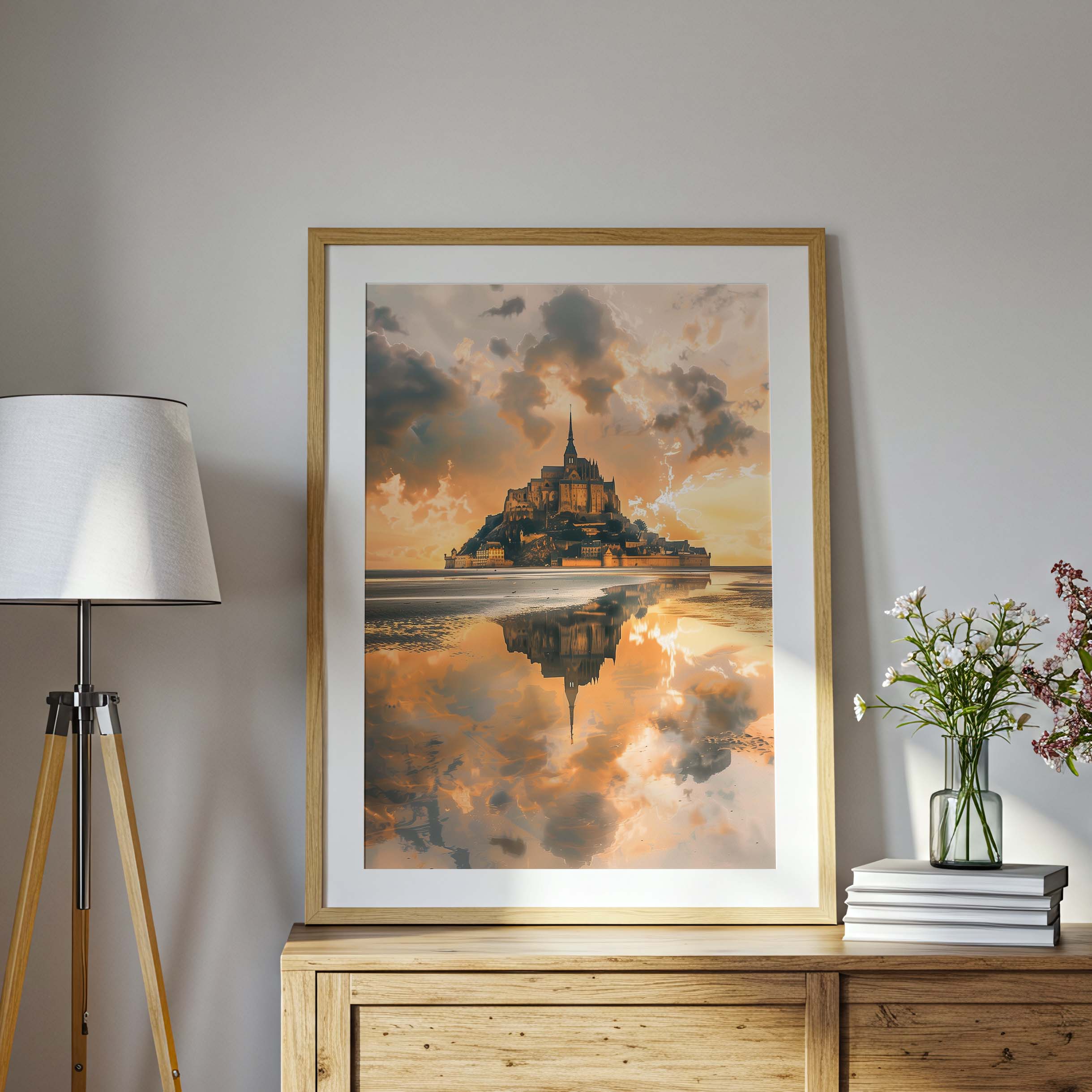 Mont Saint-Michel France Poster