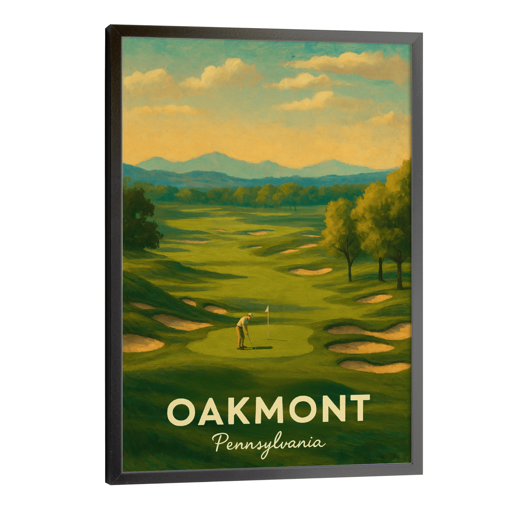 Oakmont Country Club Travel Poster