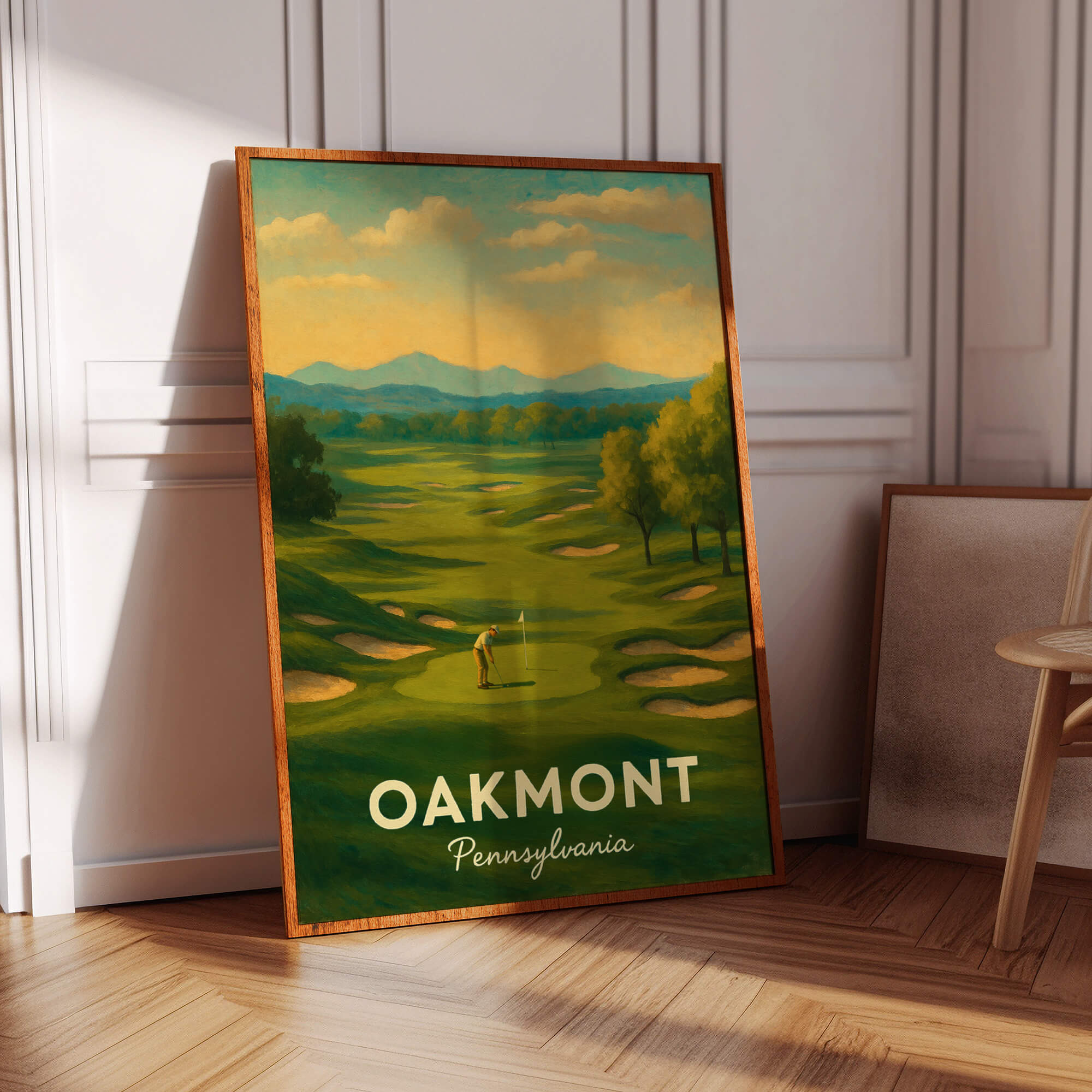 Oakmont Country Club Travel Poster