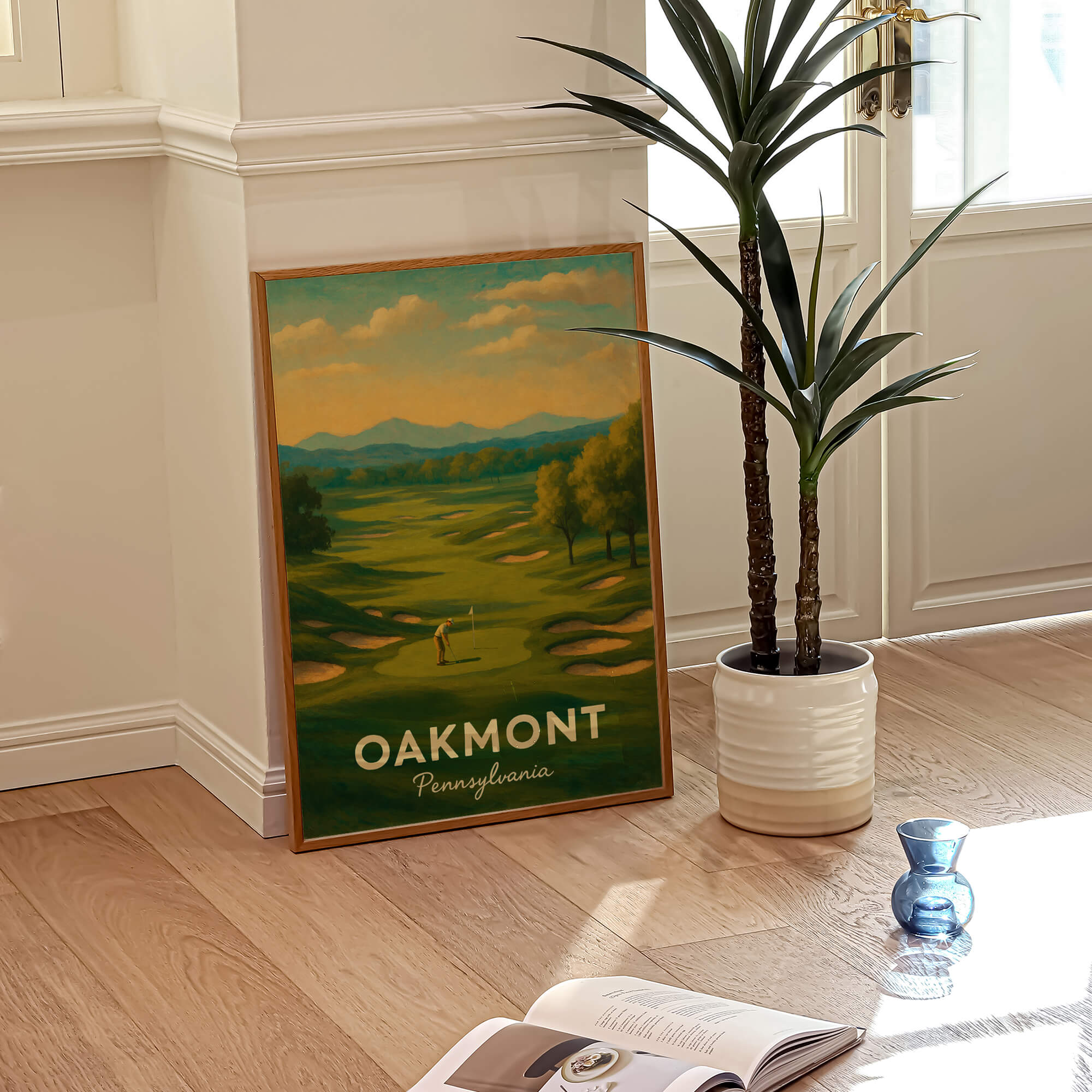 Oakmont Country Club Travel Poster