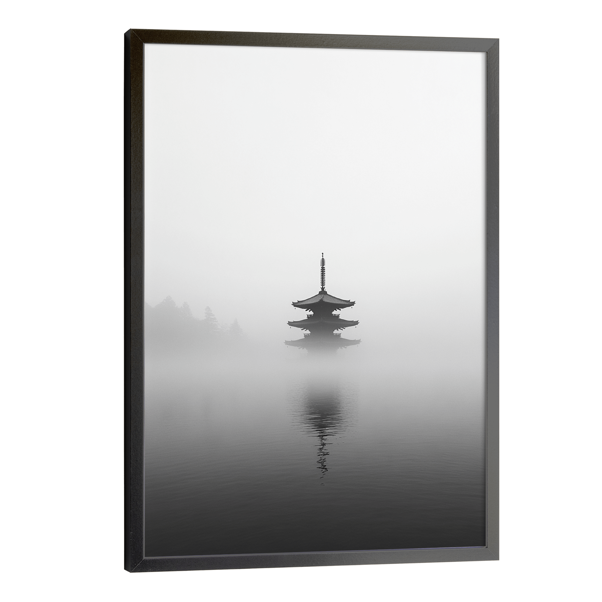 Pagoda In The Mist Poster