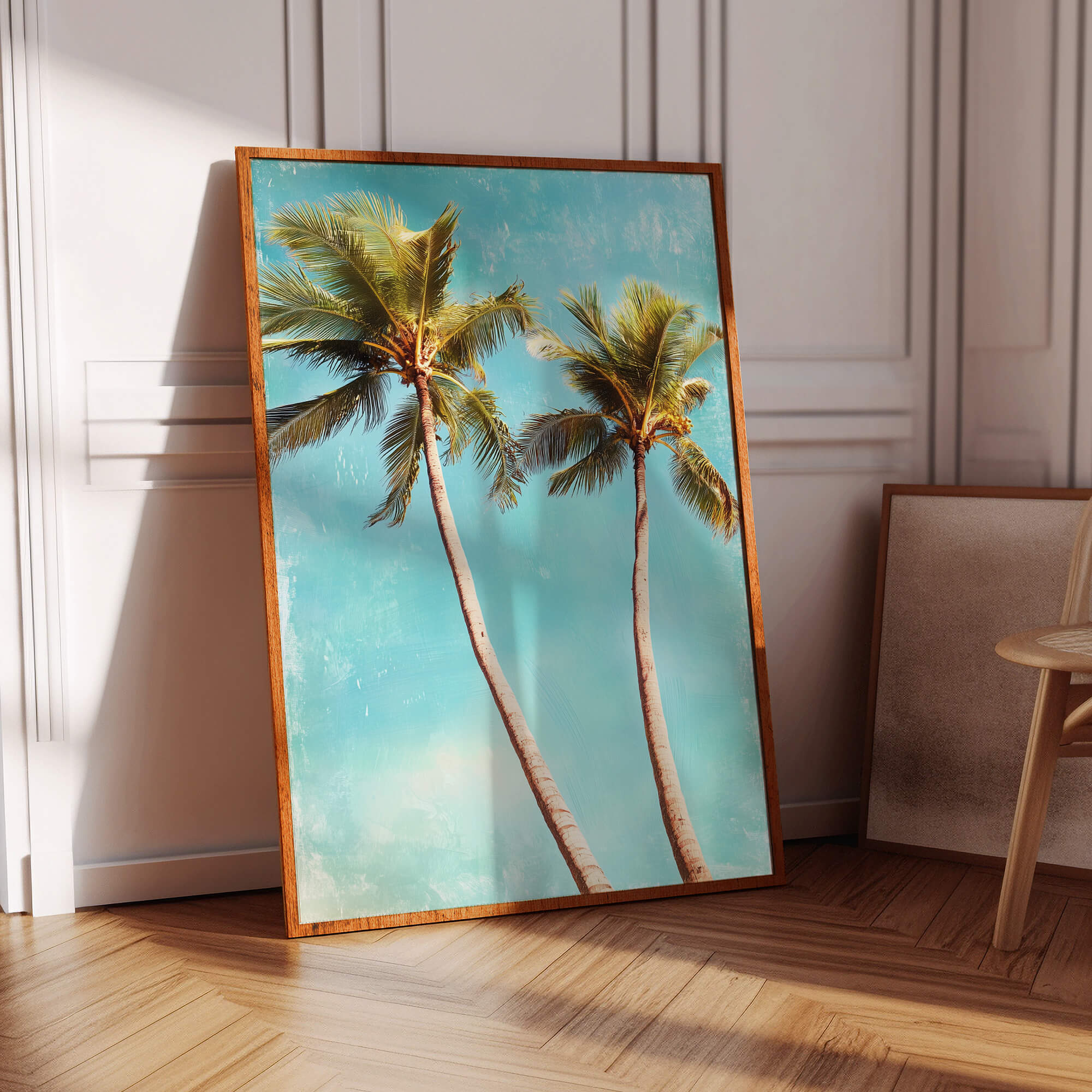 Vintage Cali Palms Poster