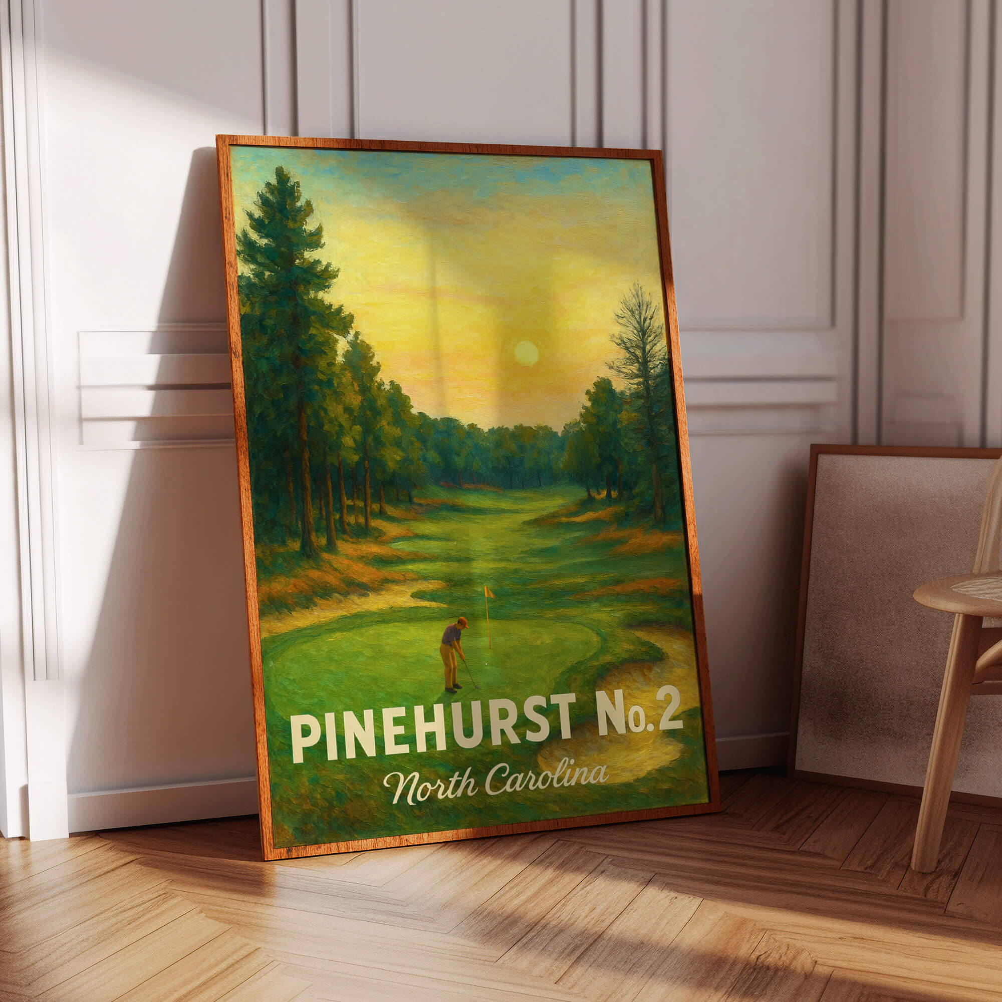 Pinehurst No. 2 Travel Poster