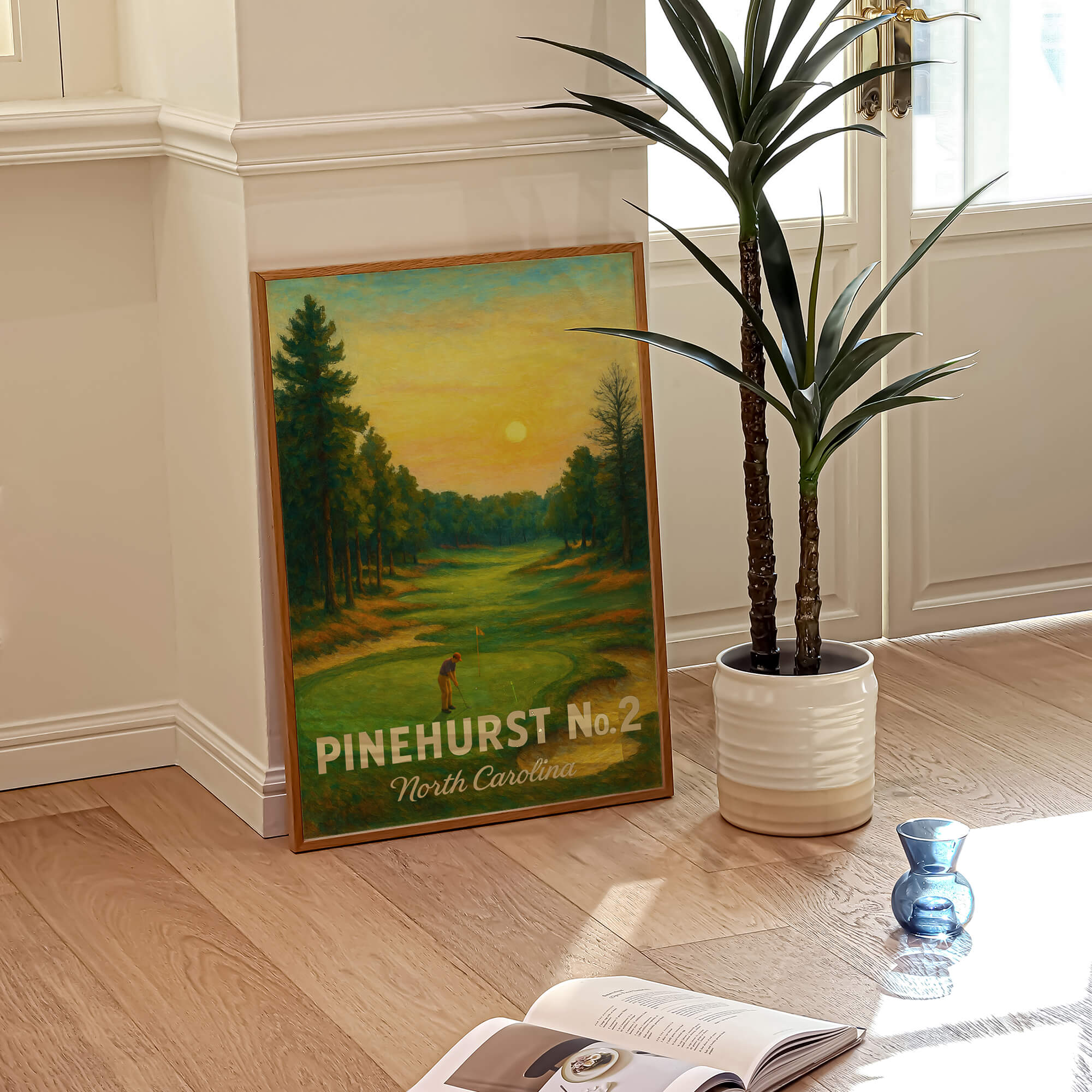 Pinehurst No. 2 Travel Poster