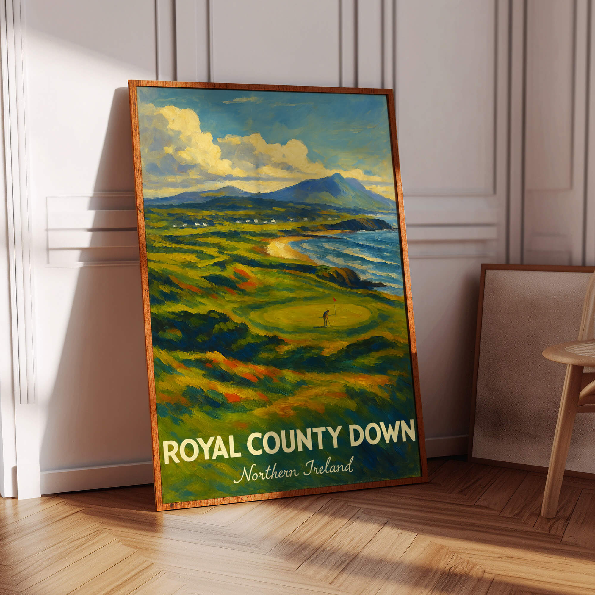 Royal County Down Travel Poster