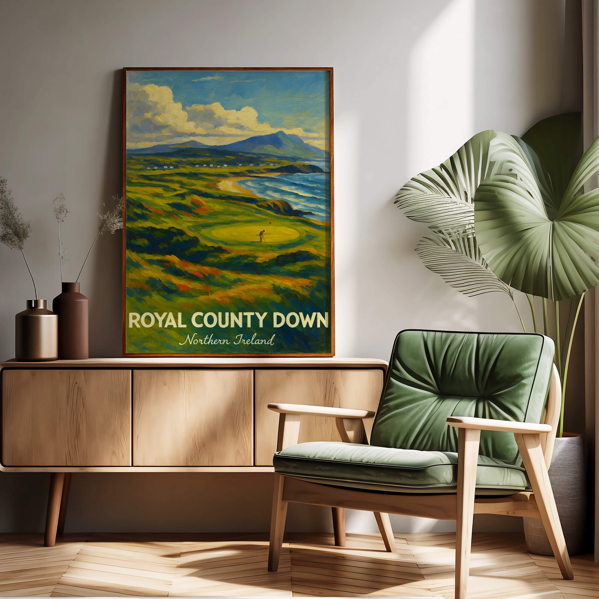 Royal County Down Travel Poster